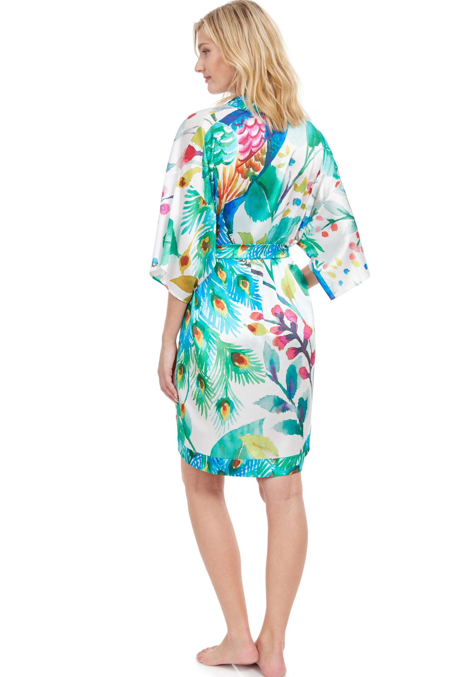BELTED KIMONO