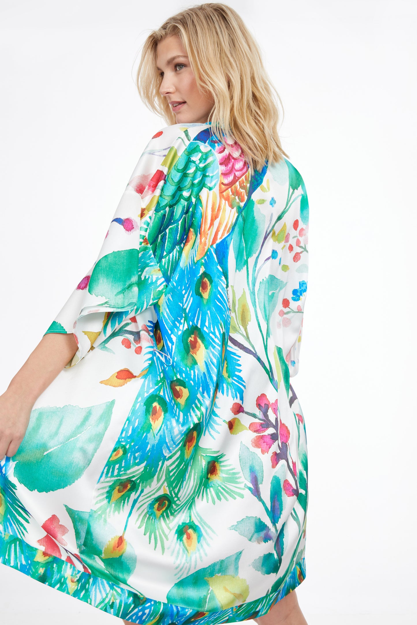 BELTED KIMONO