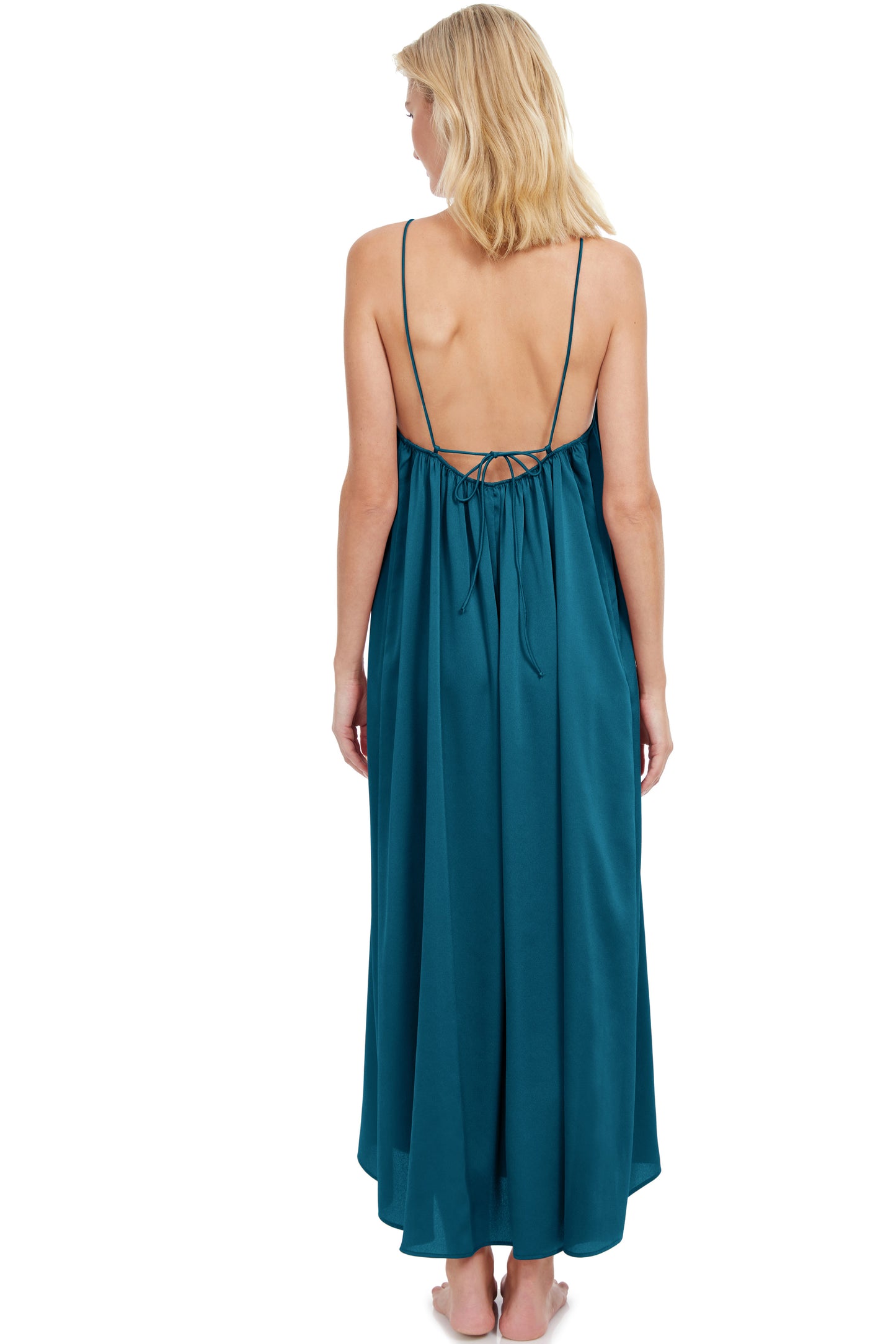 HIGH NECK LONG DRESS