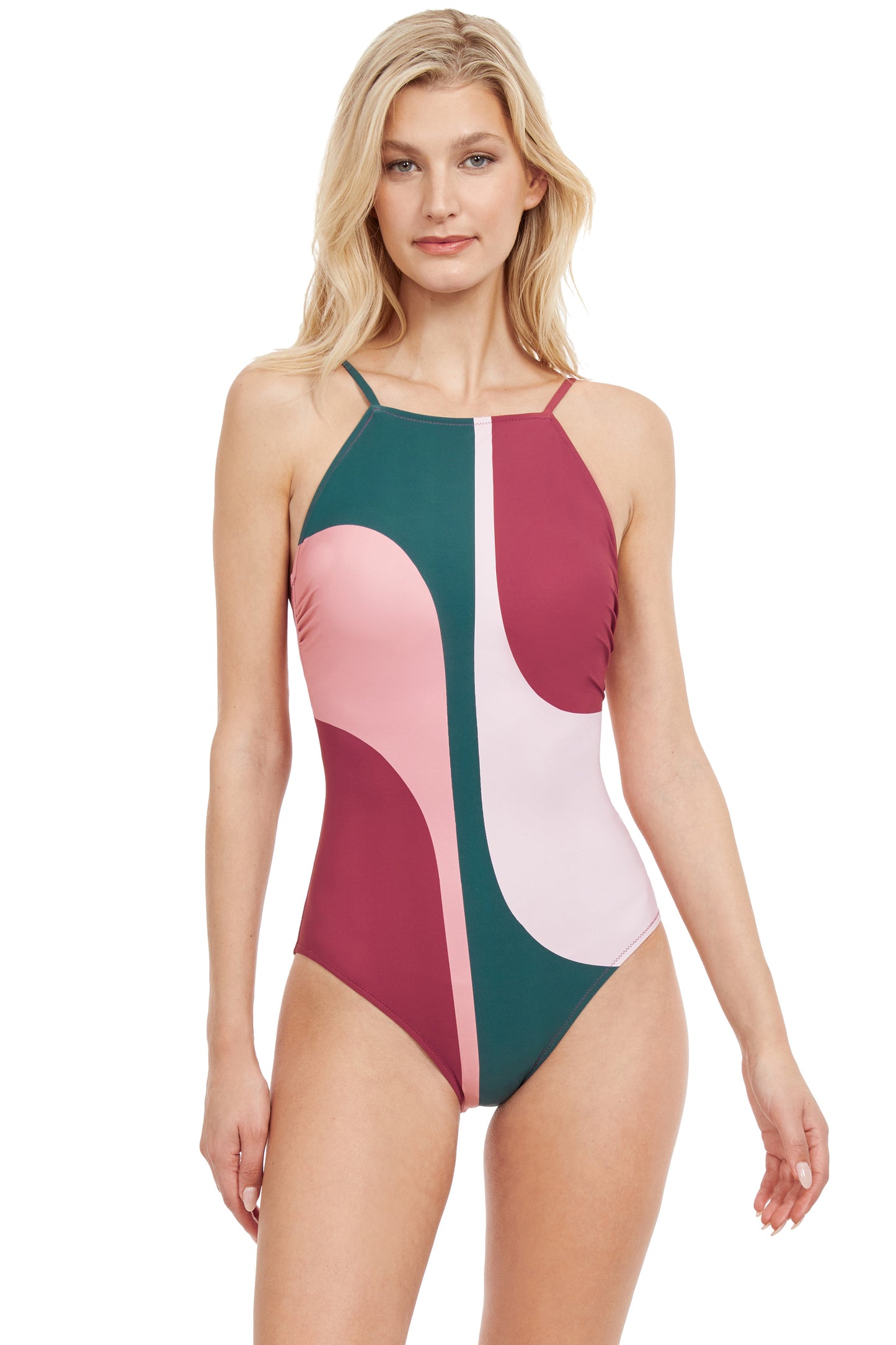 HIGH NECK ONE PIECE