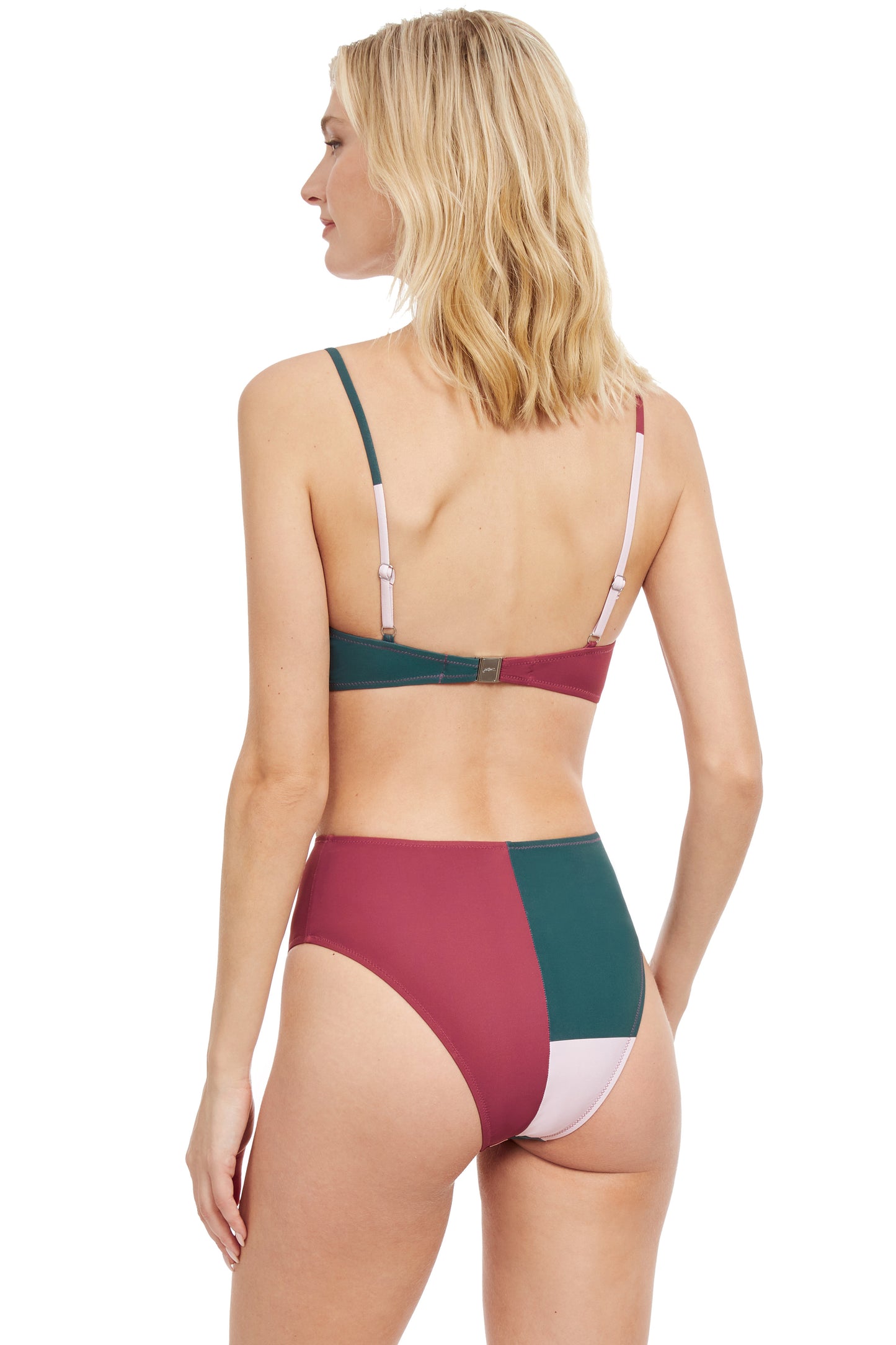 BIKINI BRA SET WITH HIGH RISE BRIEF