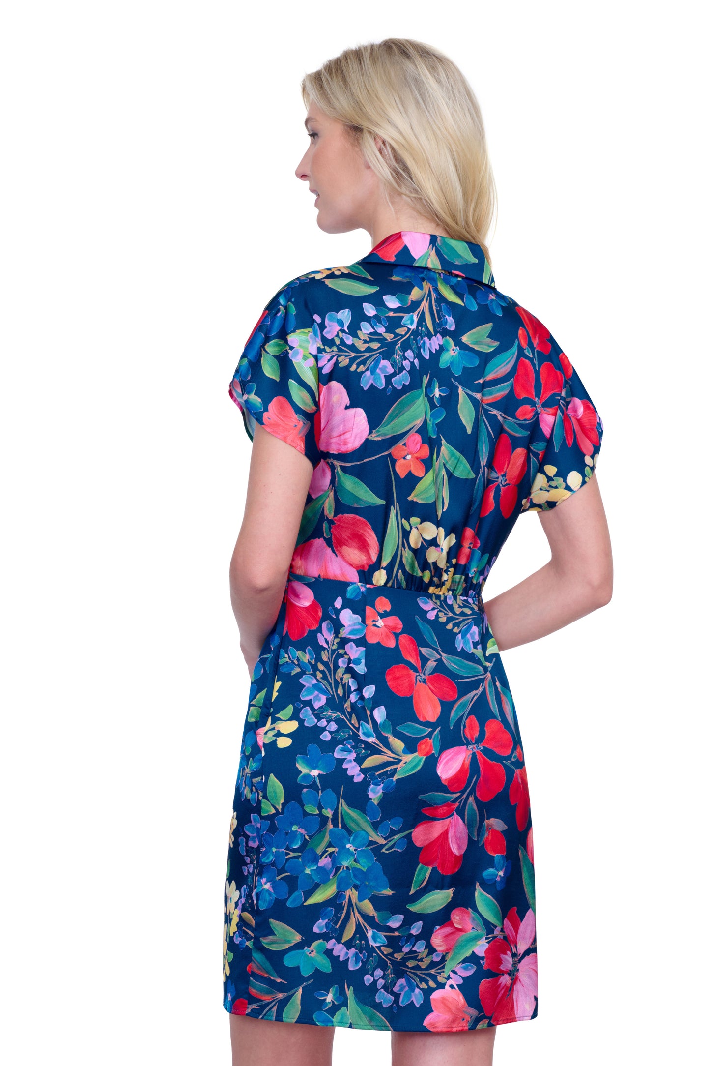 GARDEN DREAM BUTTONED FRONT DRESS