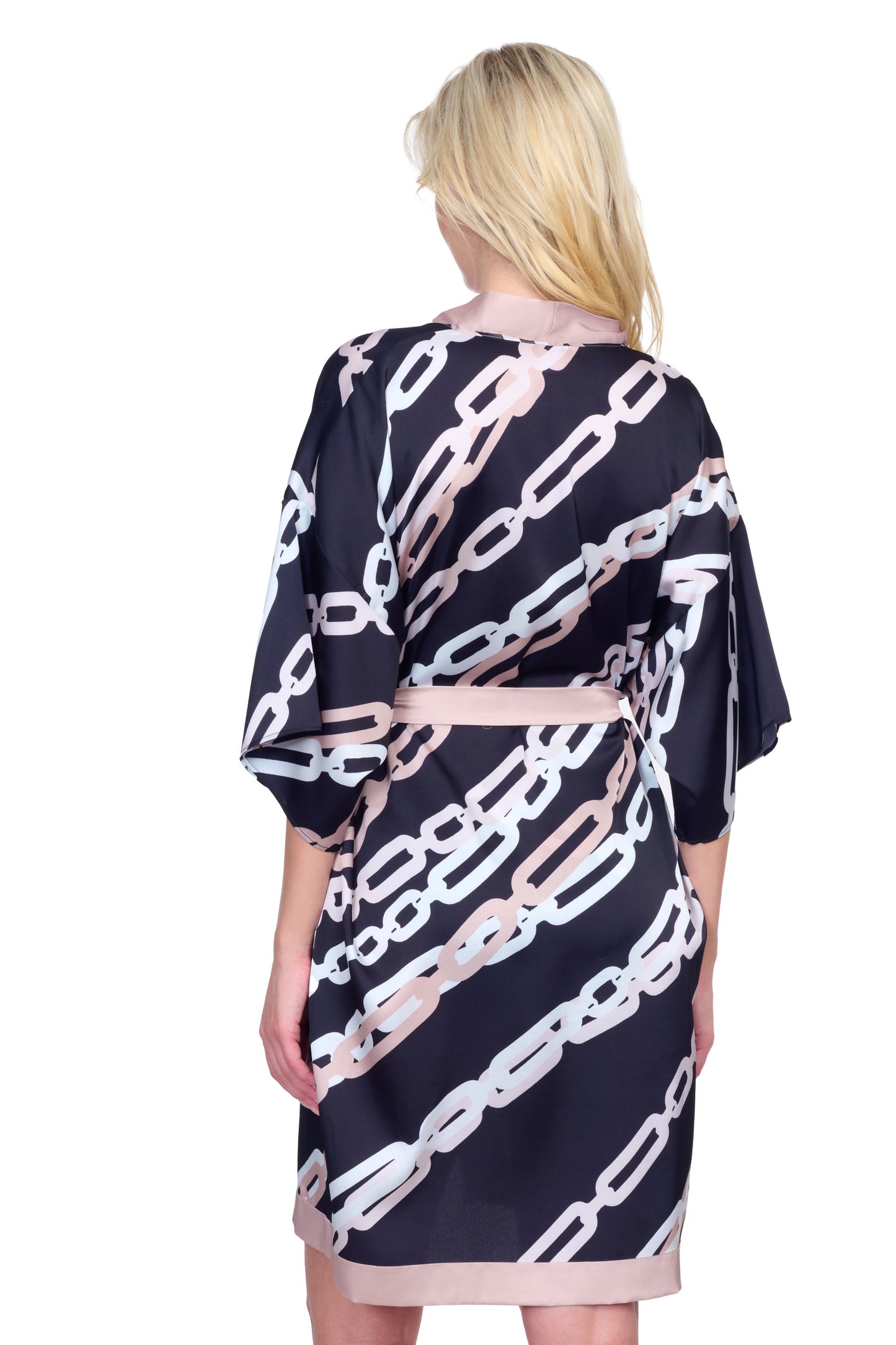 BEJEWELED BELTED KIMONO