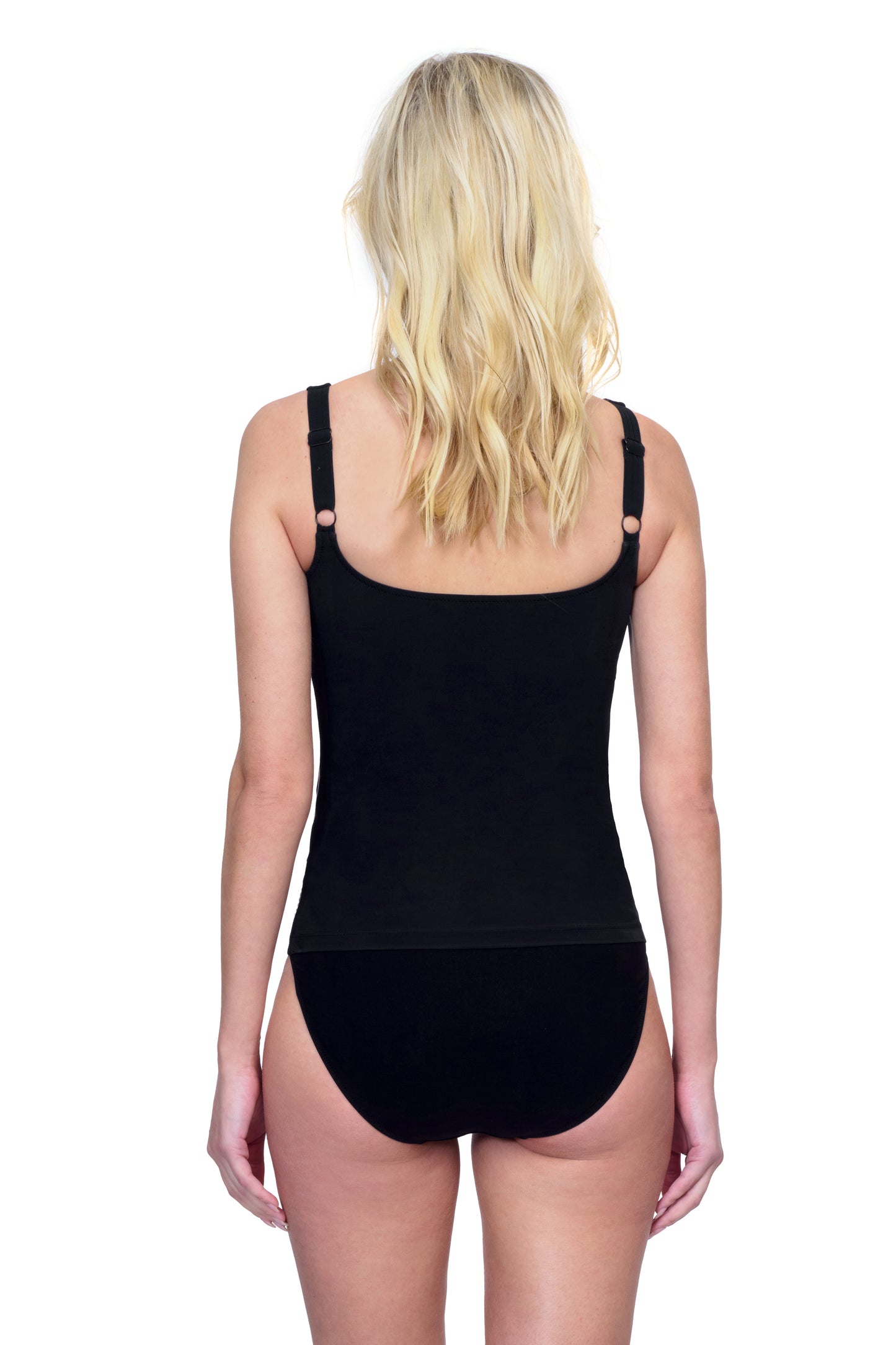 NATURES BEAUTY SQUARE NECK TANKINI TOP