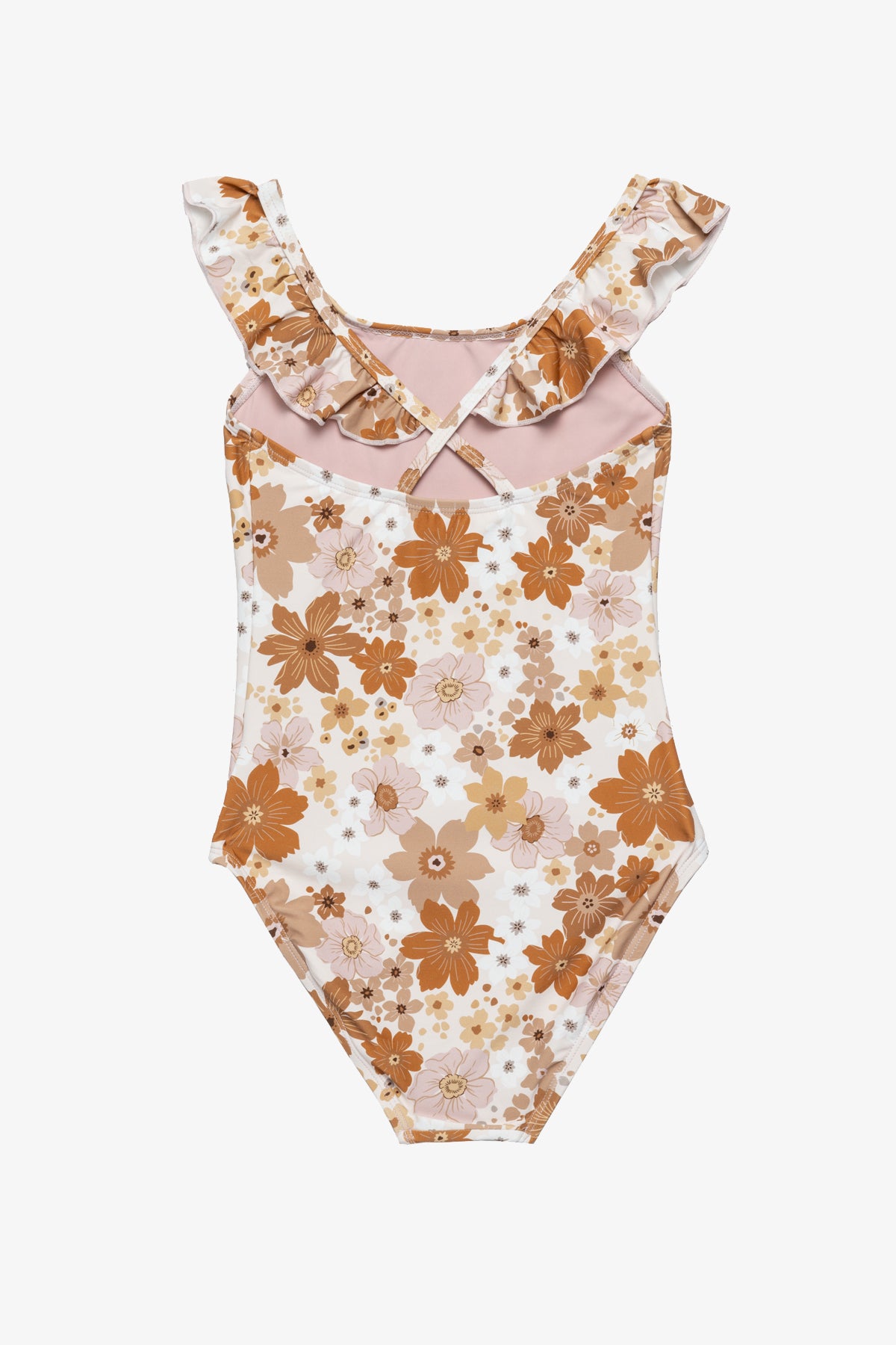 Flirtt NOSTALGIC BLOOM Girls One Piece - Brown/haze