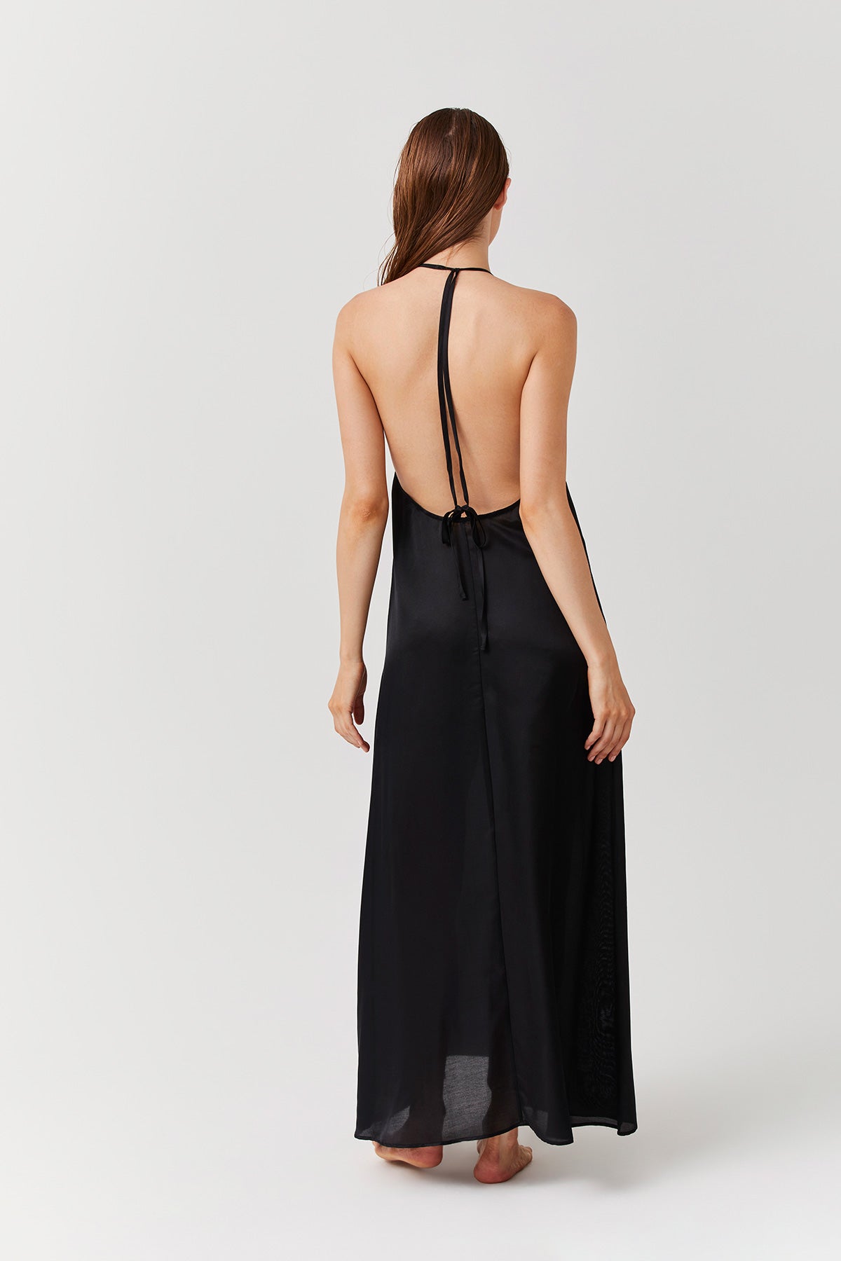 NEW LONG DRESS WITH BACK DETAIL