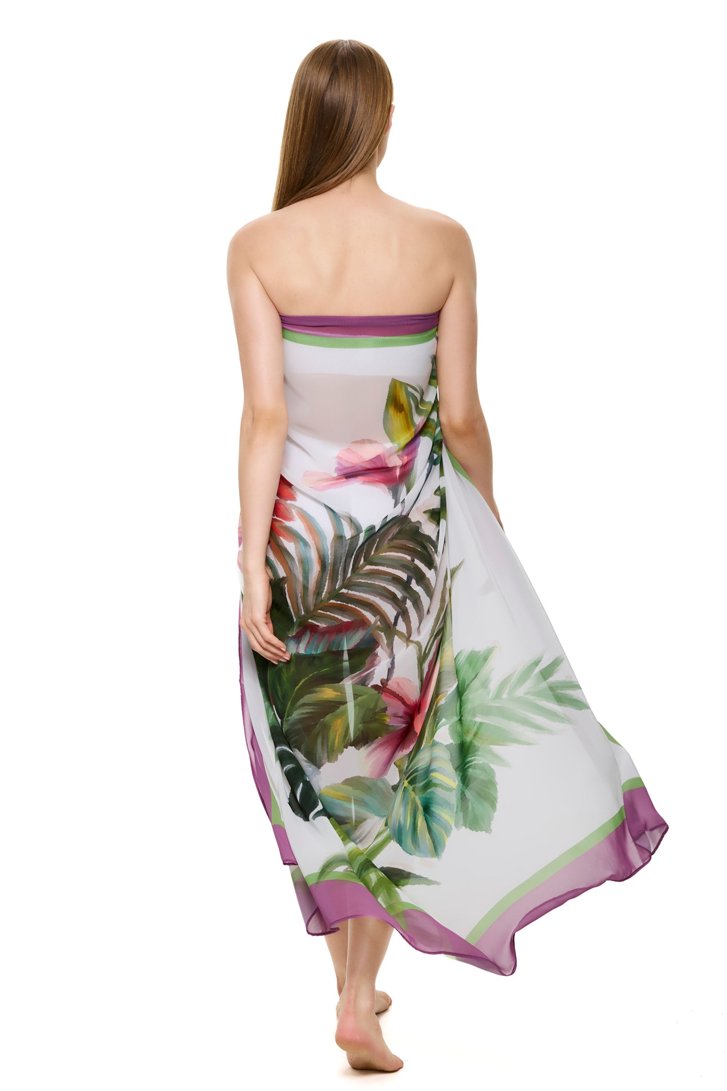 Gottex PARADISE BEAUTY Pareo Cover Up - Multi Green