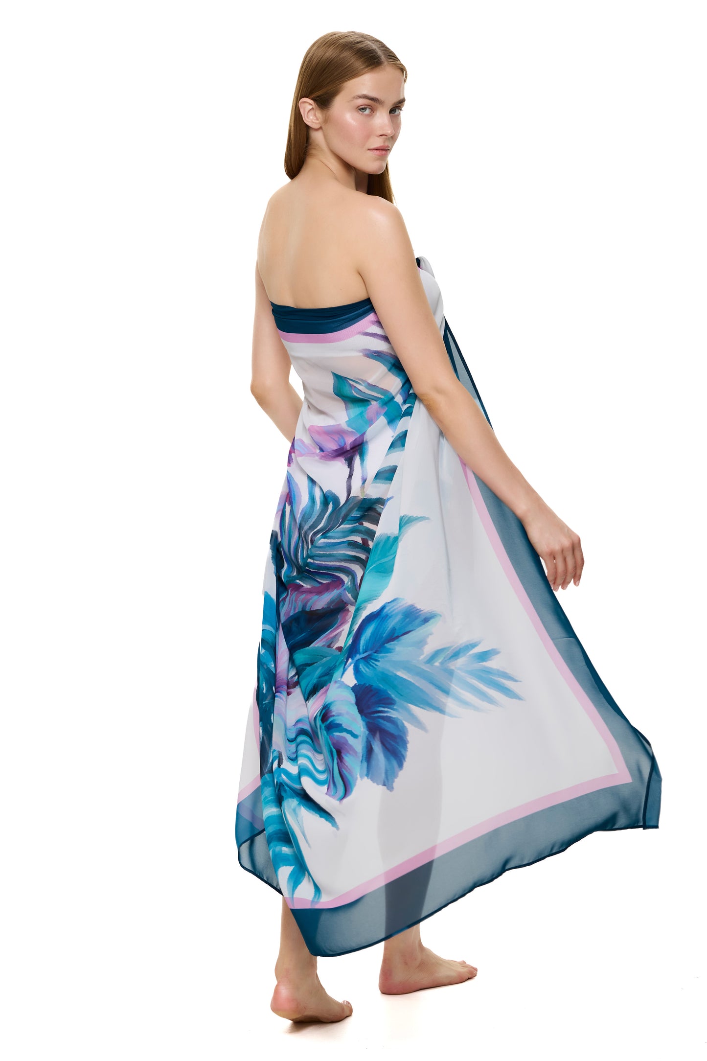Gottex PARADISE BEAUTY Pareo Cover Up - Multi Color