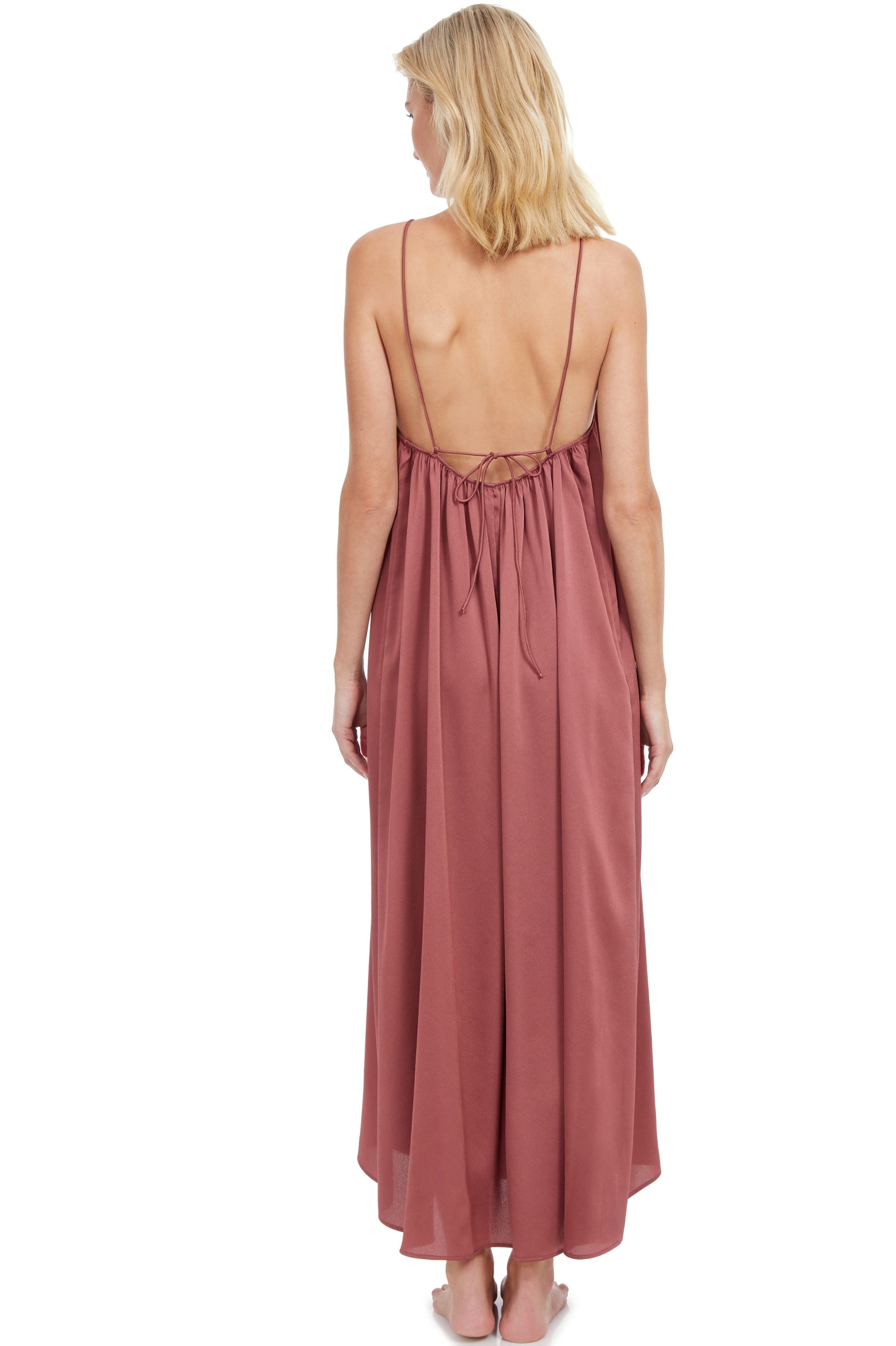 HIGH NECK LONG DRESS