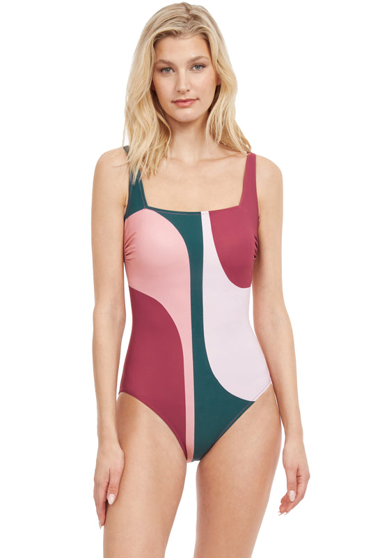 SQUARE NECK ONE PIECE