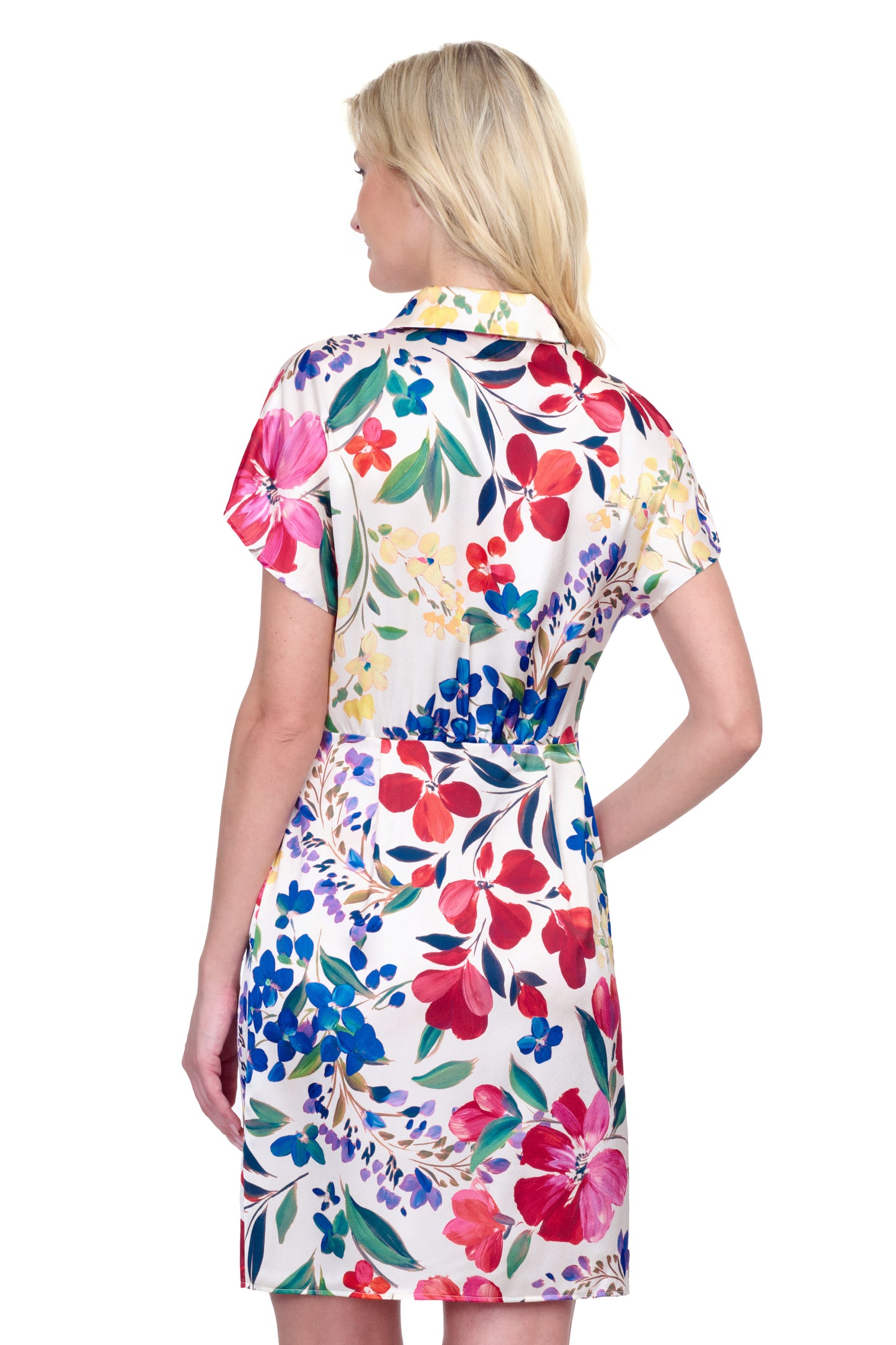 GARDEN DREAM BUTTONED FRONT DRESS