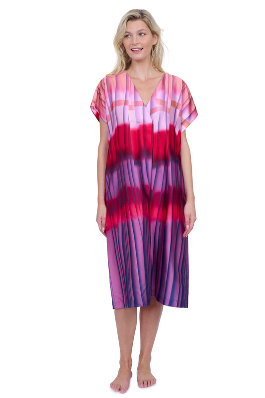 GOLDEN HOUR V NECK LONG TUNIC