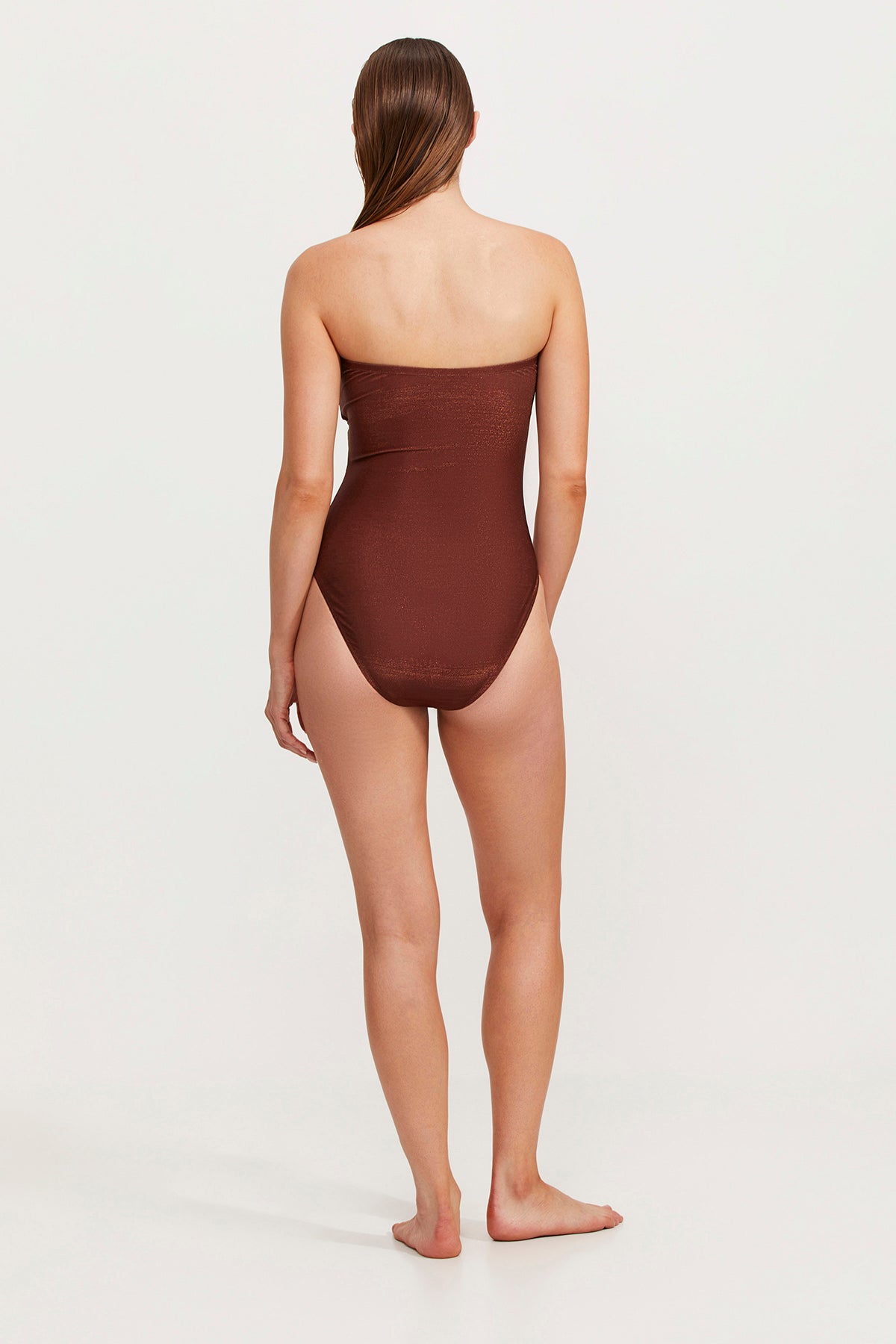 HIGH END BANDEAU HIGH LEG ONE PIECE