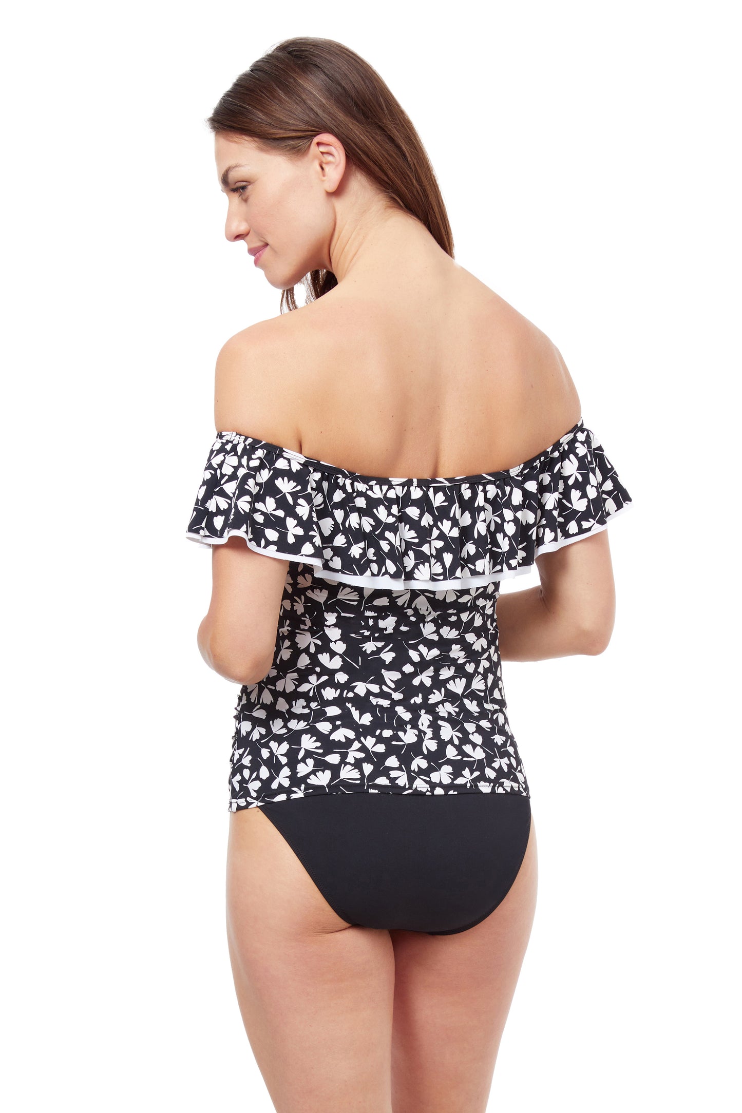 OFF THE SHOULDER TANKINI TOP