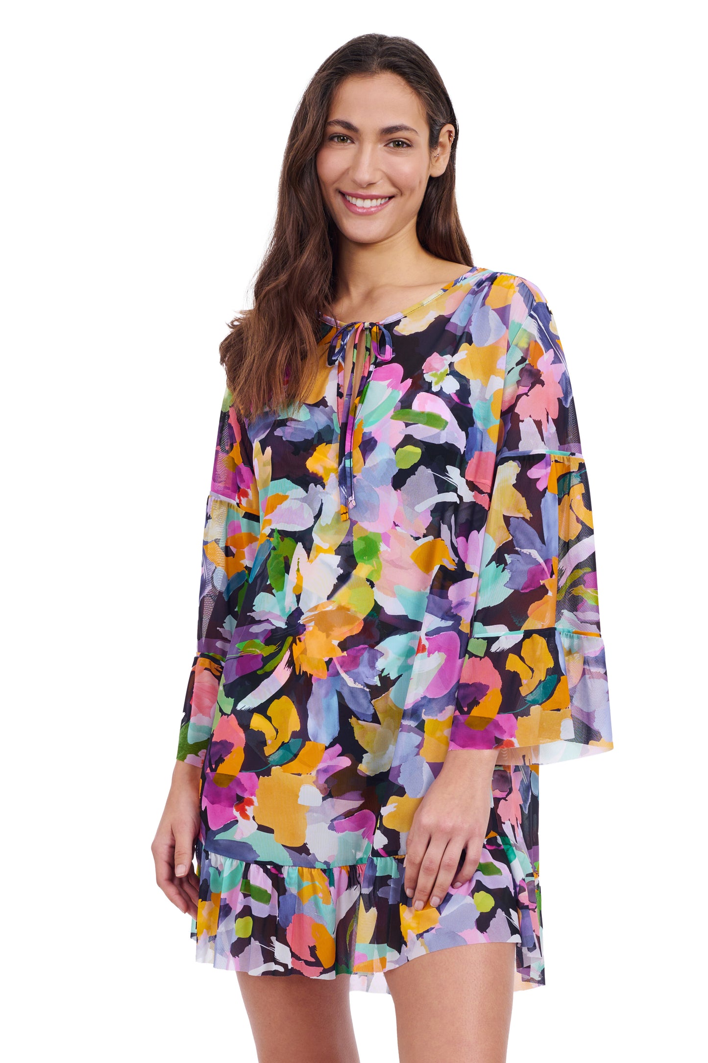 HOLI MESH TUNIC COVER UP