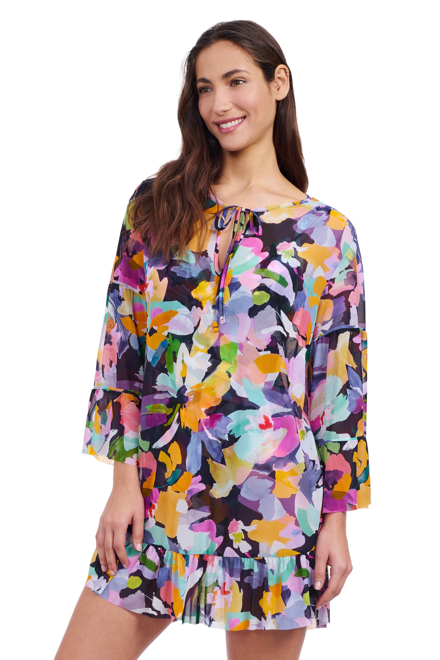 HOLI MESH TUNIC COVER UP