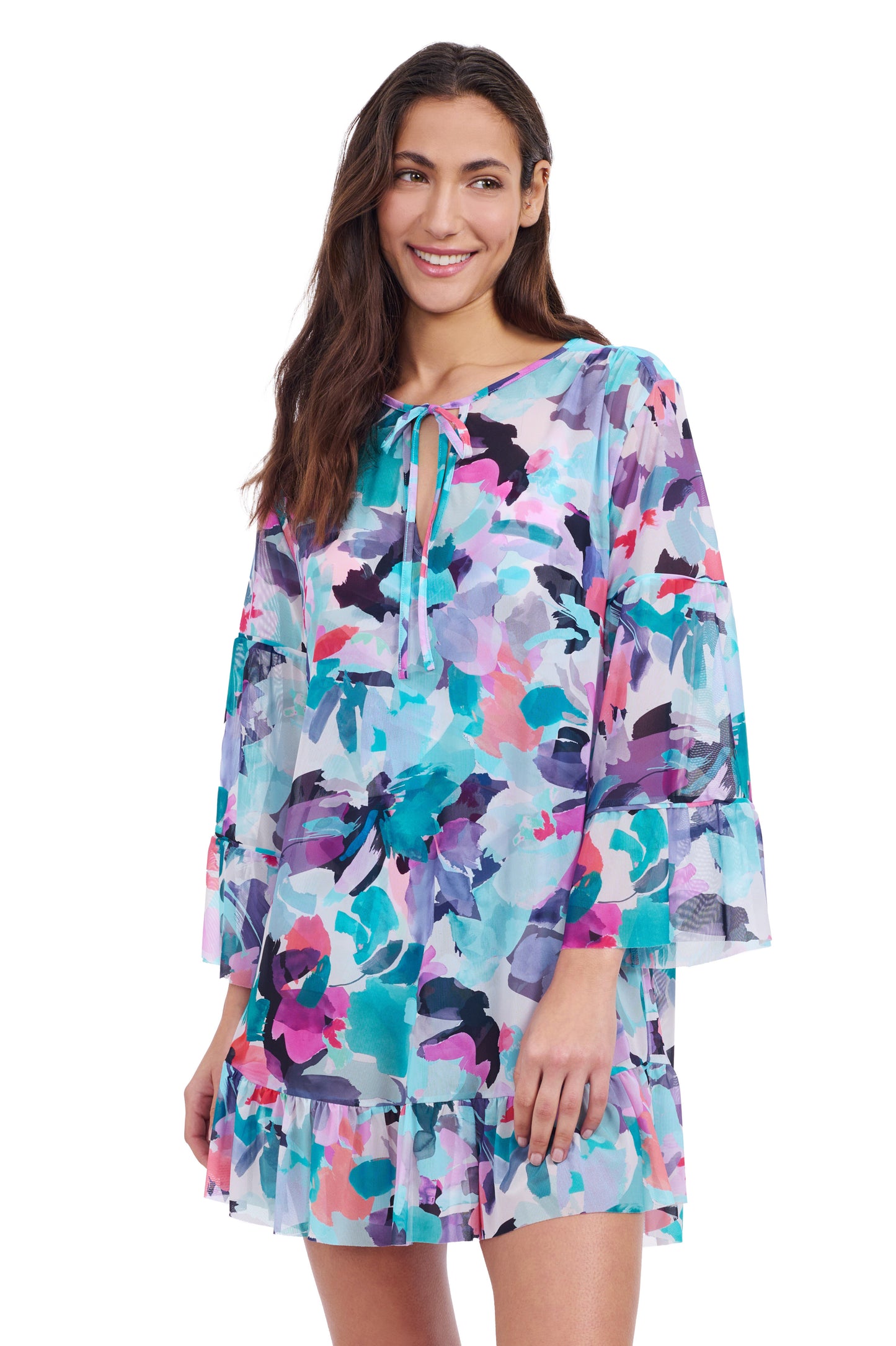 HOLI MESH TUNIC COVER UP