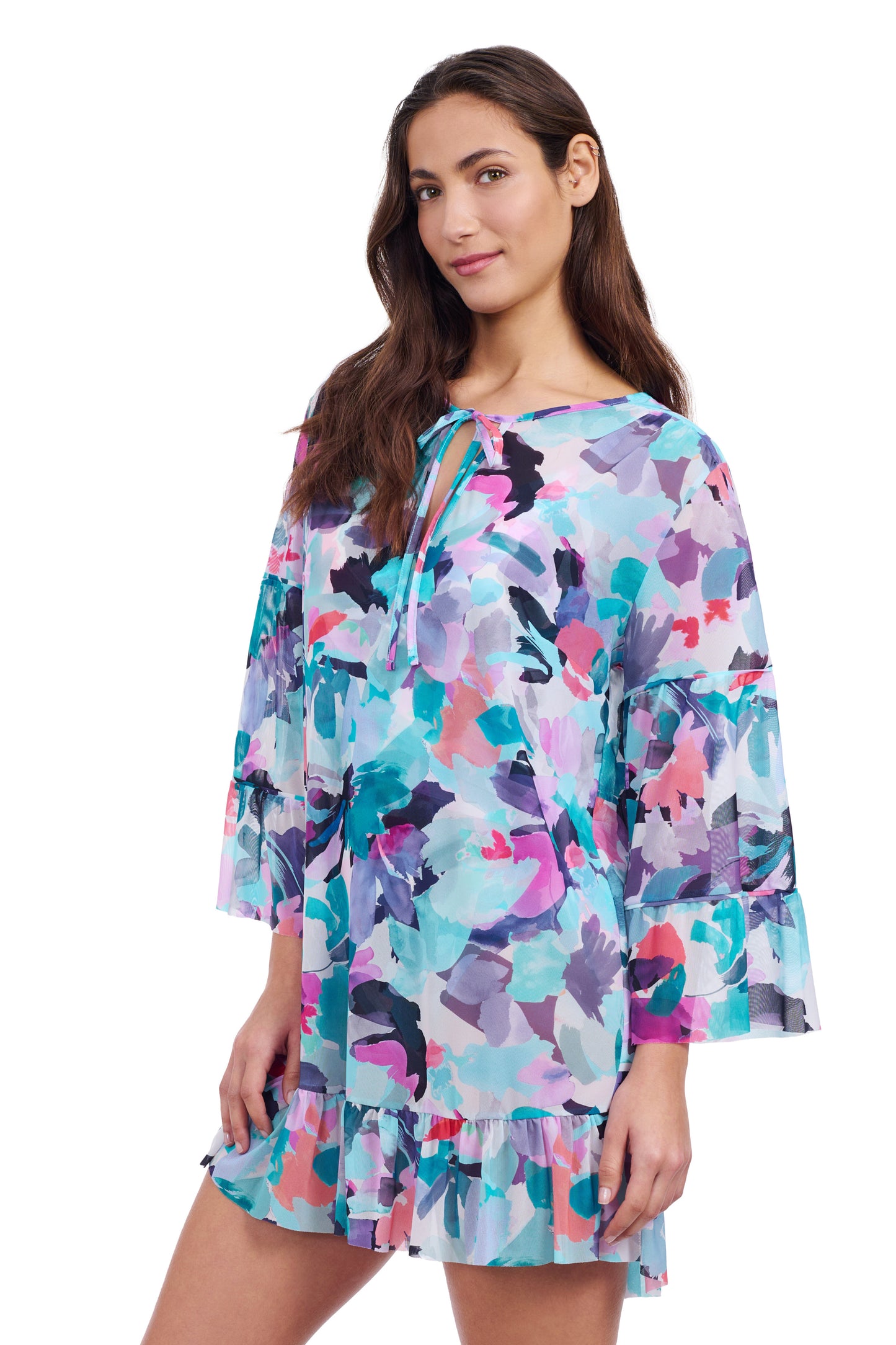 HOLI MESH TUNIC COVER UP