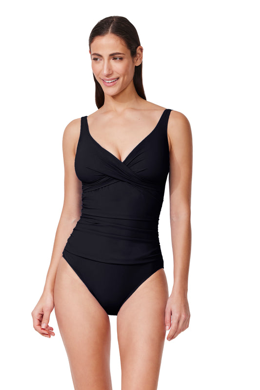 Profile by Gottex TUTTI FRUTTI V-neck One Piece
