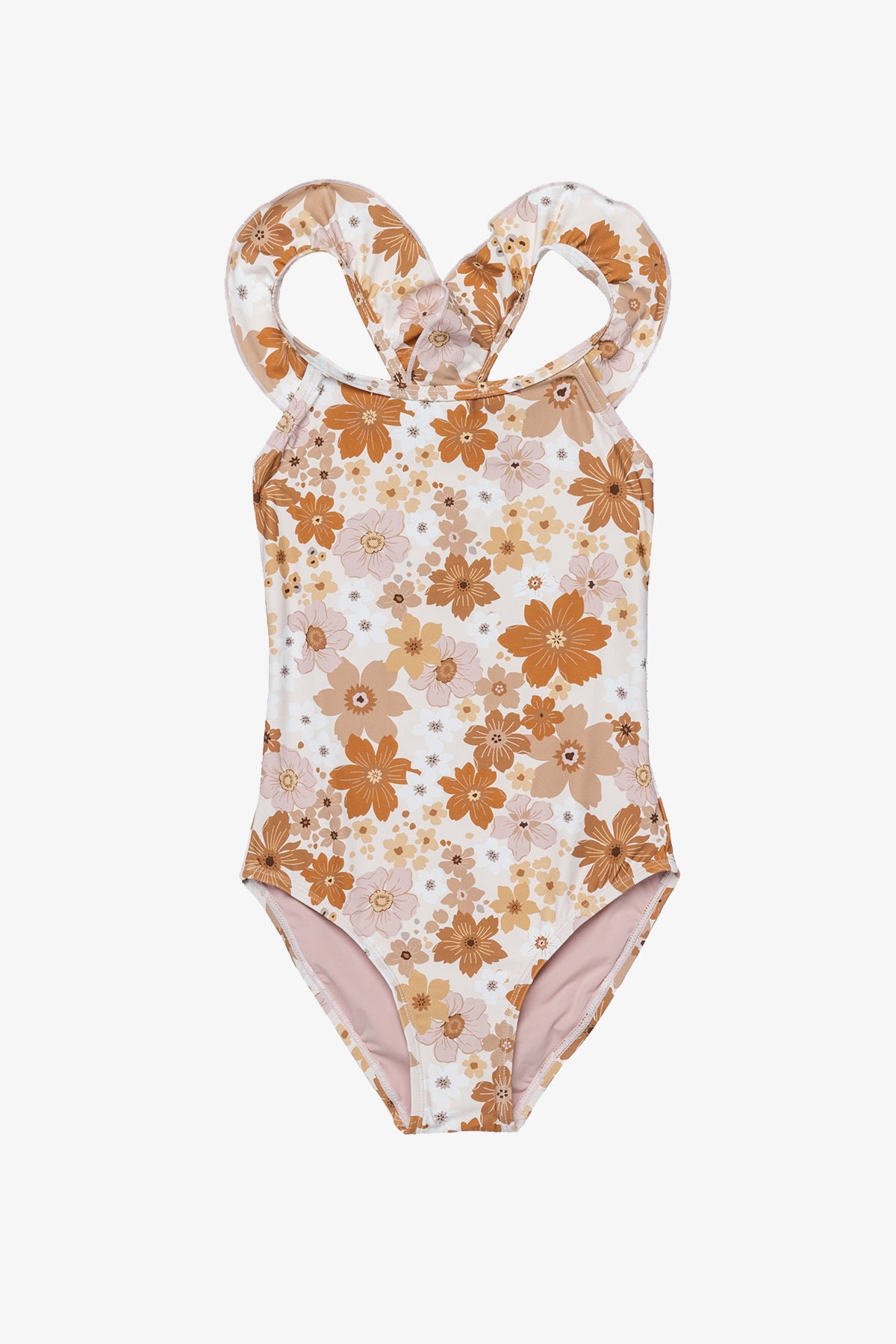 Flirtt NOSTALGIC BLOOM Girls One Piece - Brown/haze
