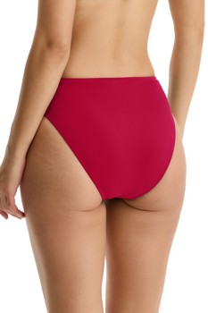 PROFILE by gottex CABERNET KISS High Waist Bikini Bottom - Bordeaux