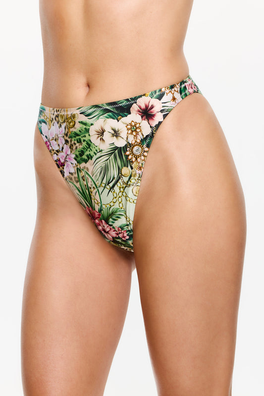 Flirtt JUNGLE TREASUR High Waisted Bikini Bottom