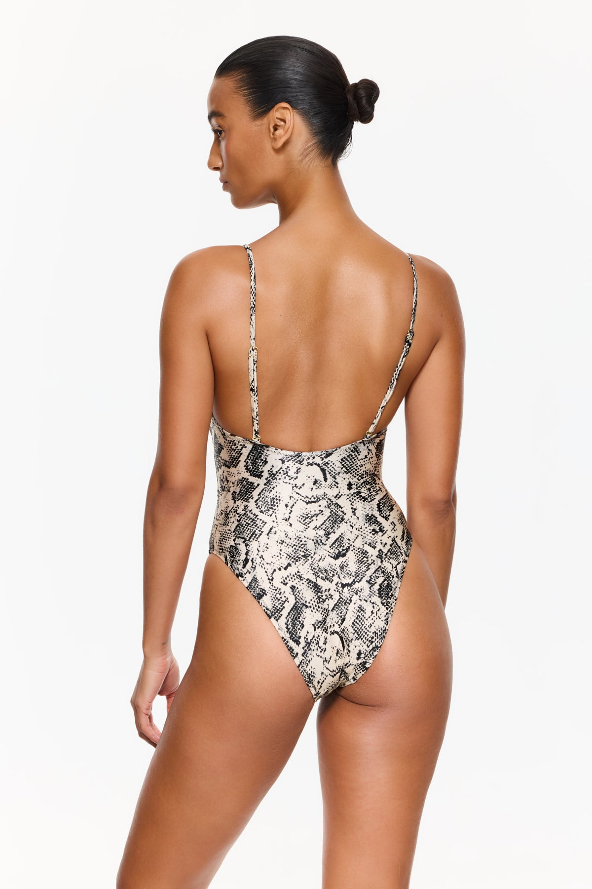 Flirtt SILKY PYTHON Cut Out One Piece
