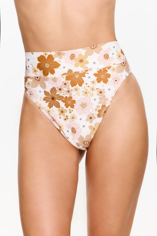 Flirtt NOSTALGIC BLOOM High Waisted Bikini Bottom