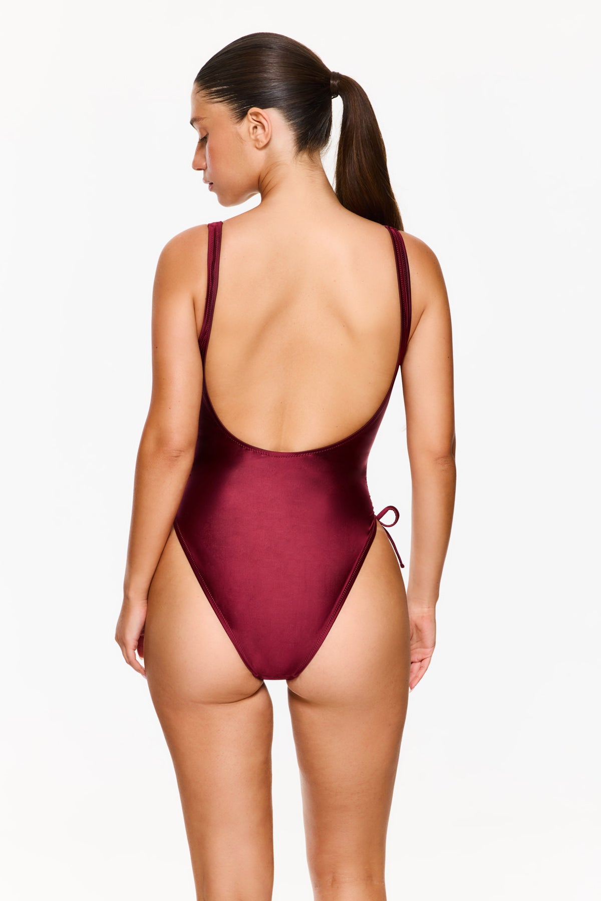 Flirtt SATIN ROYALE Round Neck One Piece