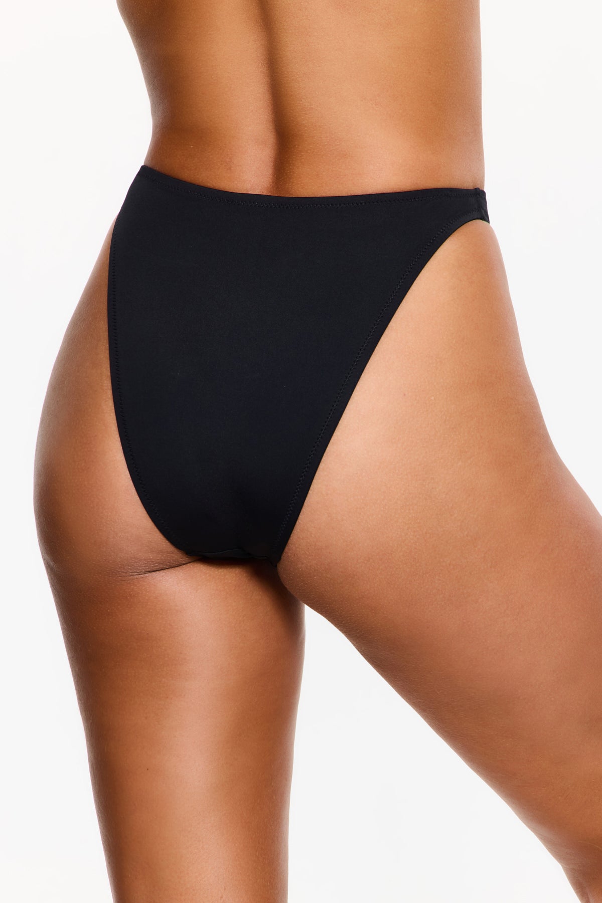 FLIRTT HIGH WAIST SUPER HIGH LEG - Black