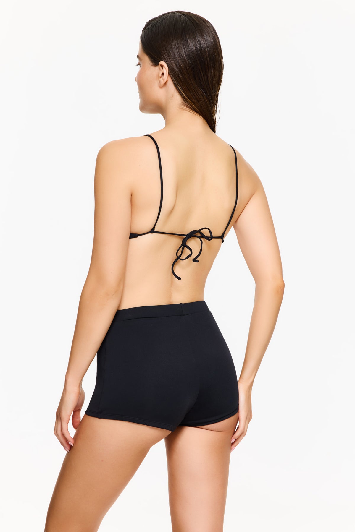 FLIRTT V NECK BRA - Black