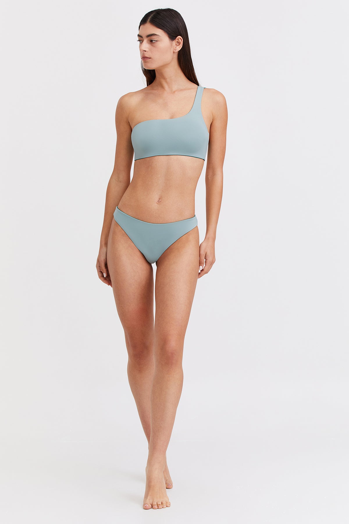 REVERSIBLE ONE SHOULDER BIKINI TOP