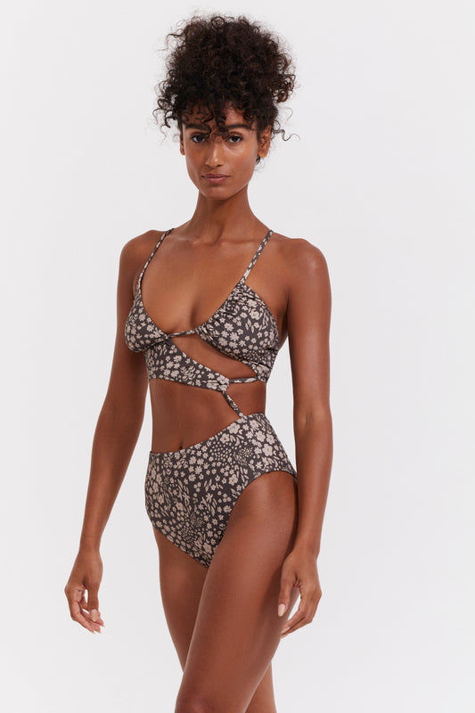 BELLA FLORA CUTOUT ONE PIECE