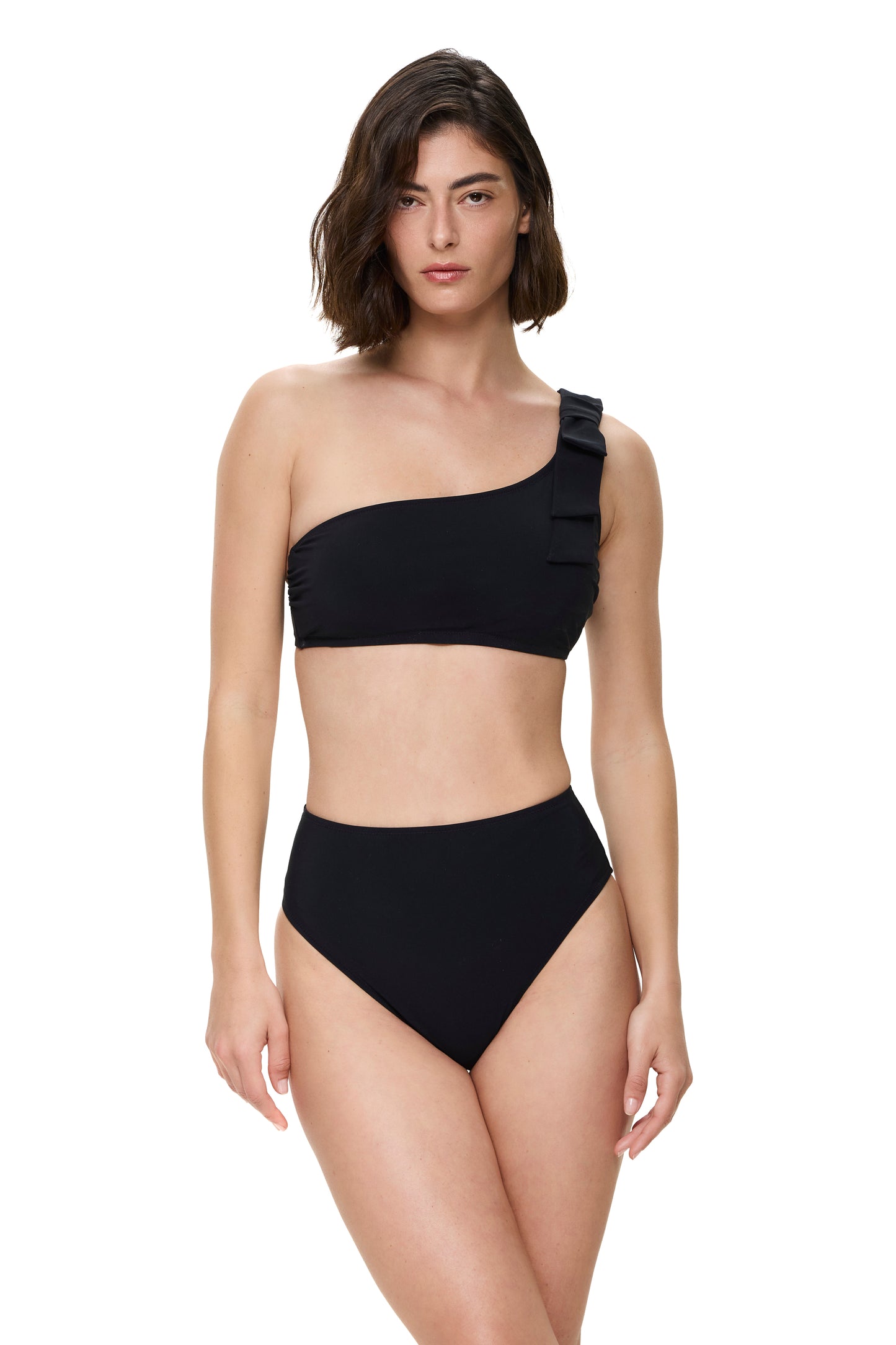 Gottex MODERN MUSE New one shoulder bra - Black