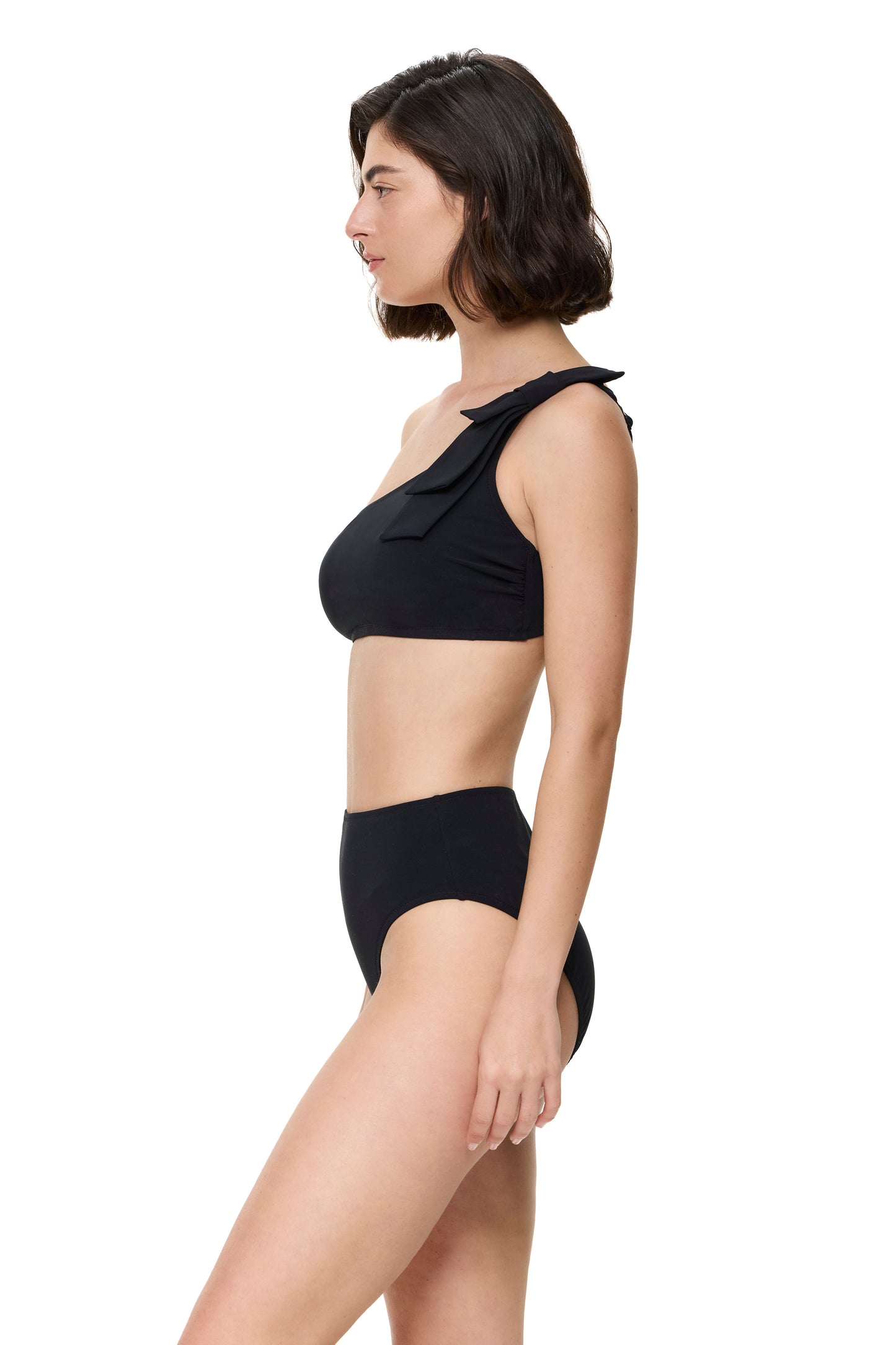 Gottex MODERN MUSE New one shoulder bra - Black