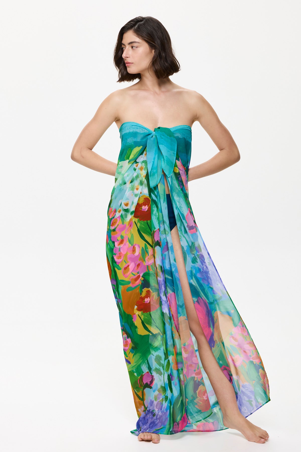 Gottex MOMENT'S GARDEN Pareo Cover Up