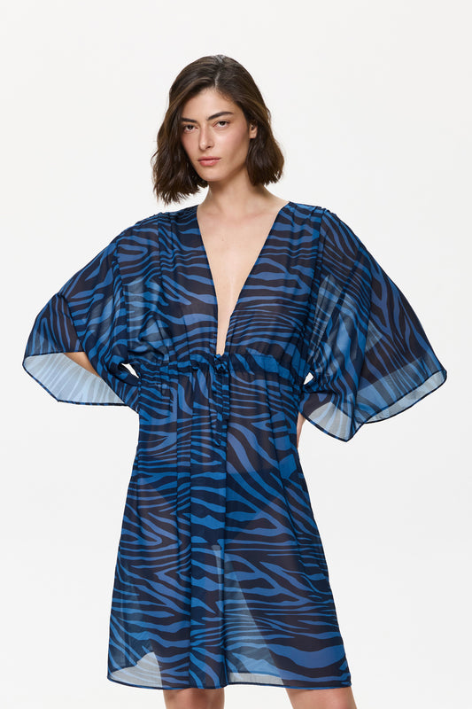 Gottex TAMZANIA Beach Dress - Multi Blue