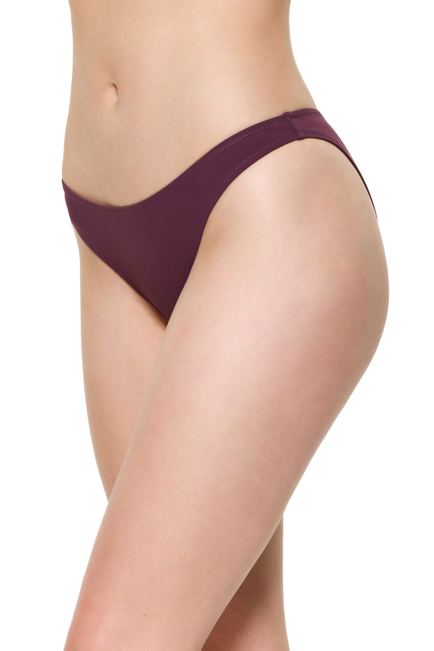 Gottex VERSAILLES Bra with High leg high waist brief set - Dark Mauve