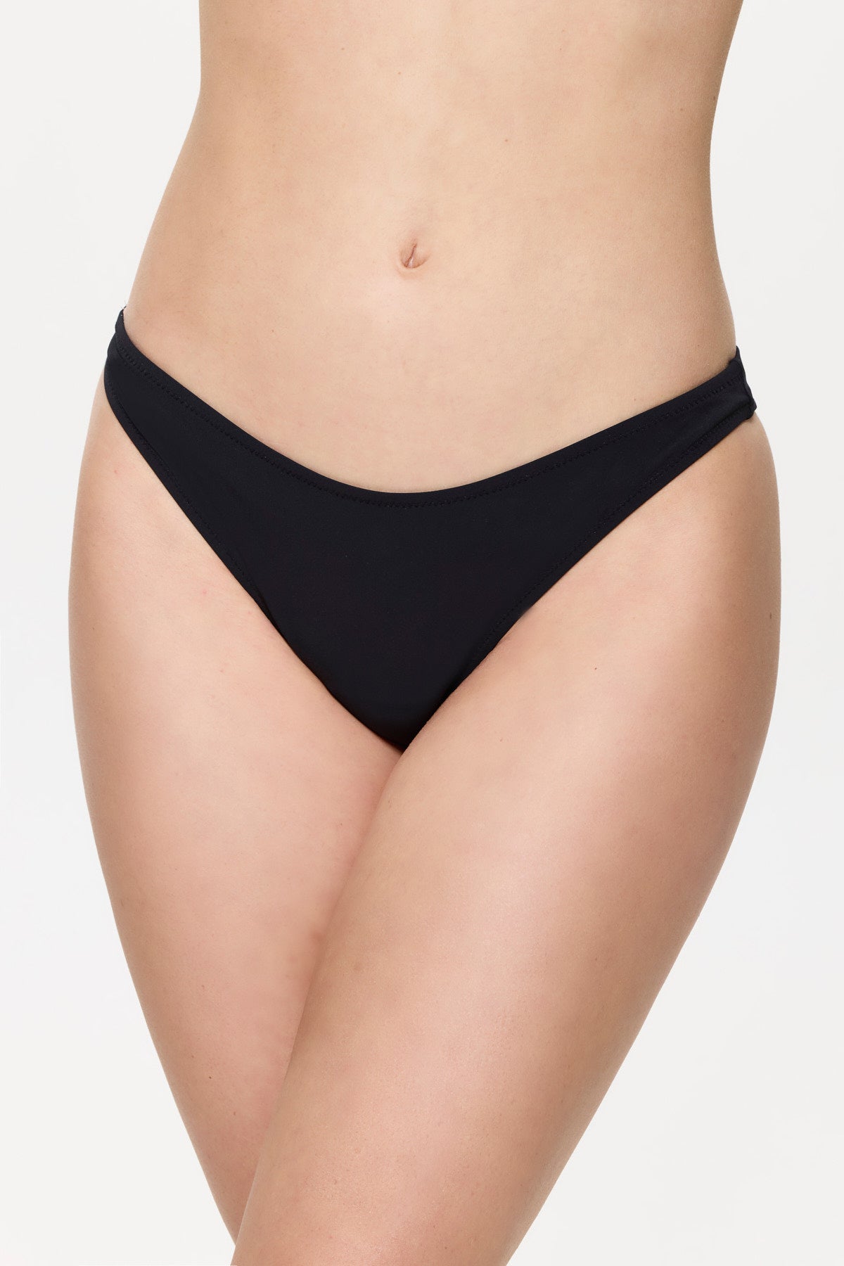Gottex VERSAILLES Bra with High leg high waist brief set - Black