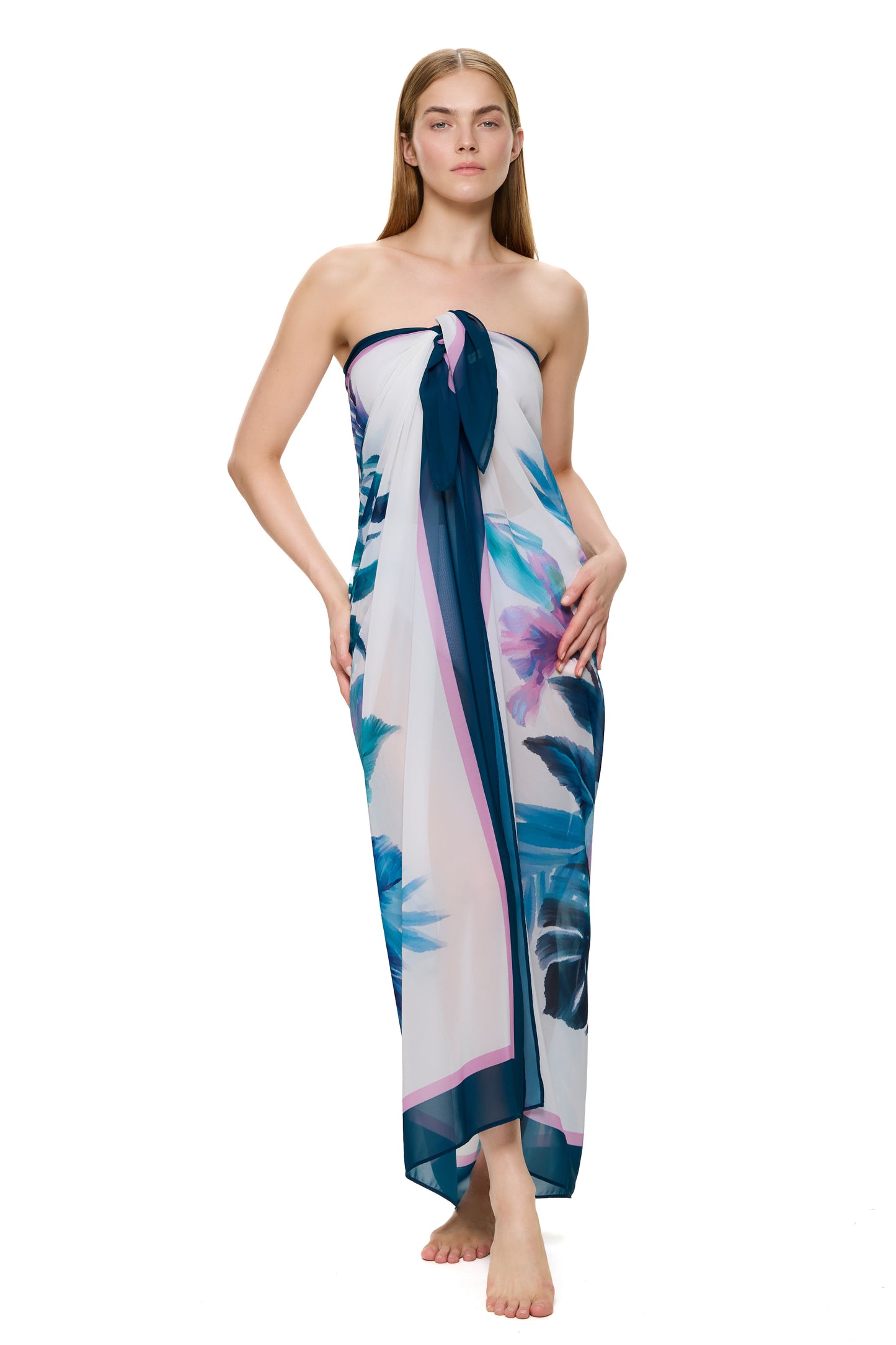 Gottex PARADISE BEAUTY Pareo Cover Up - Multi Color