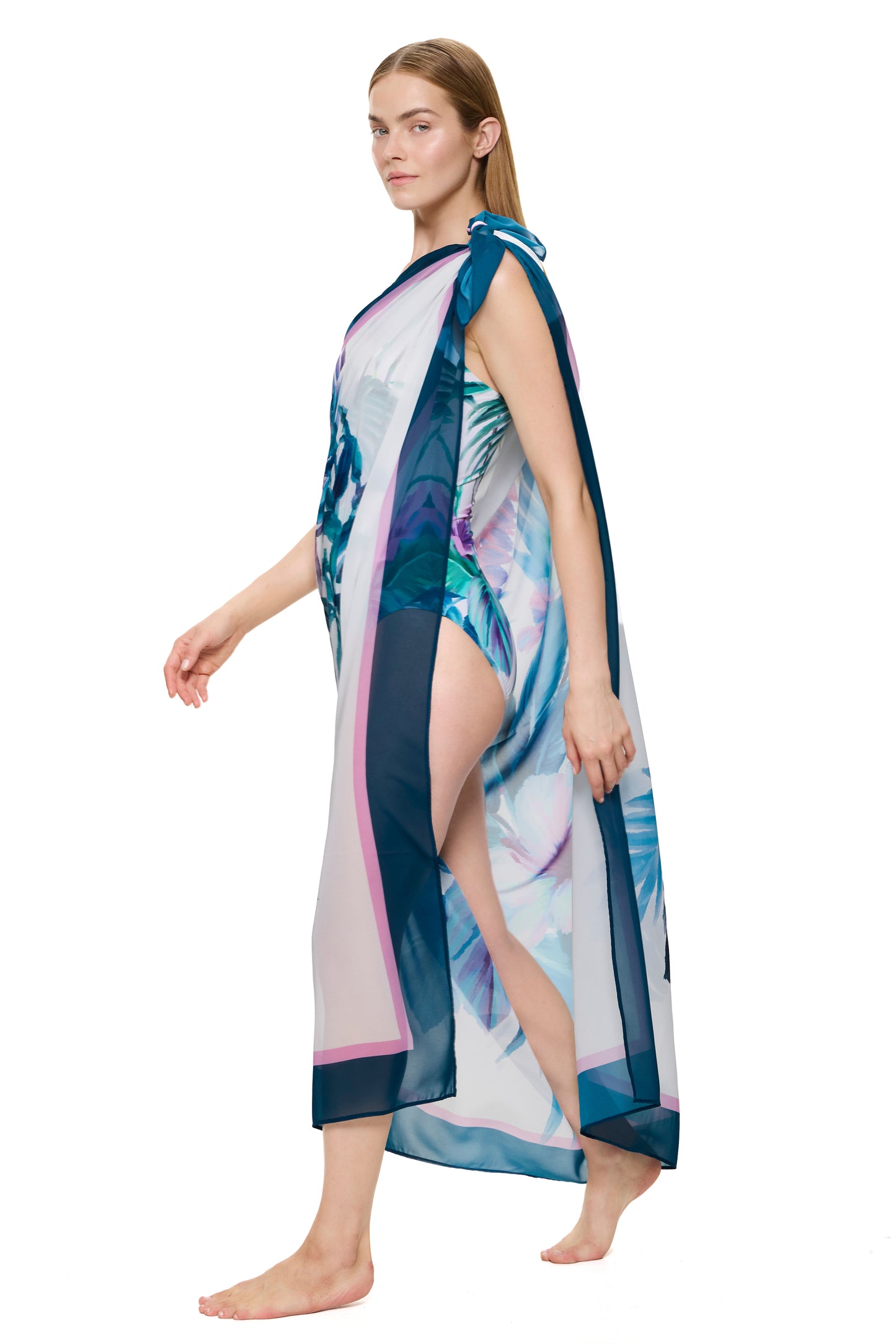 Gottex PARADISE BEAUTY Pareo Cover Up - Multi Color