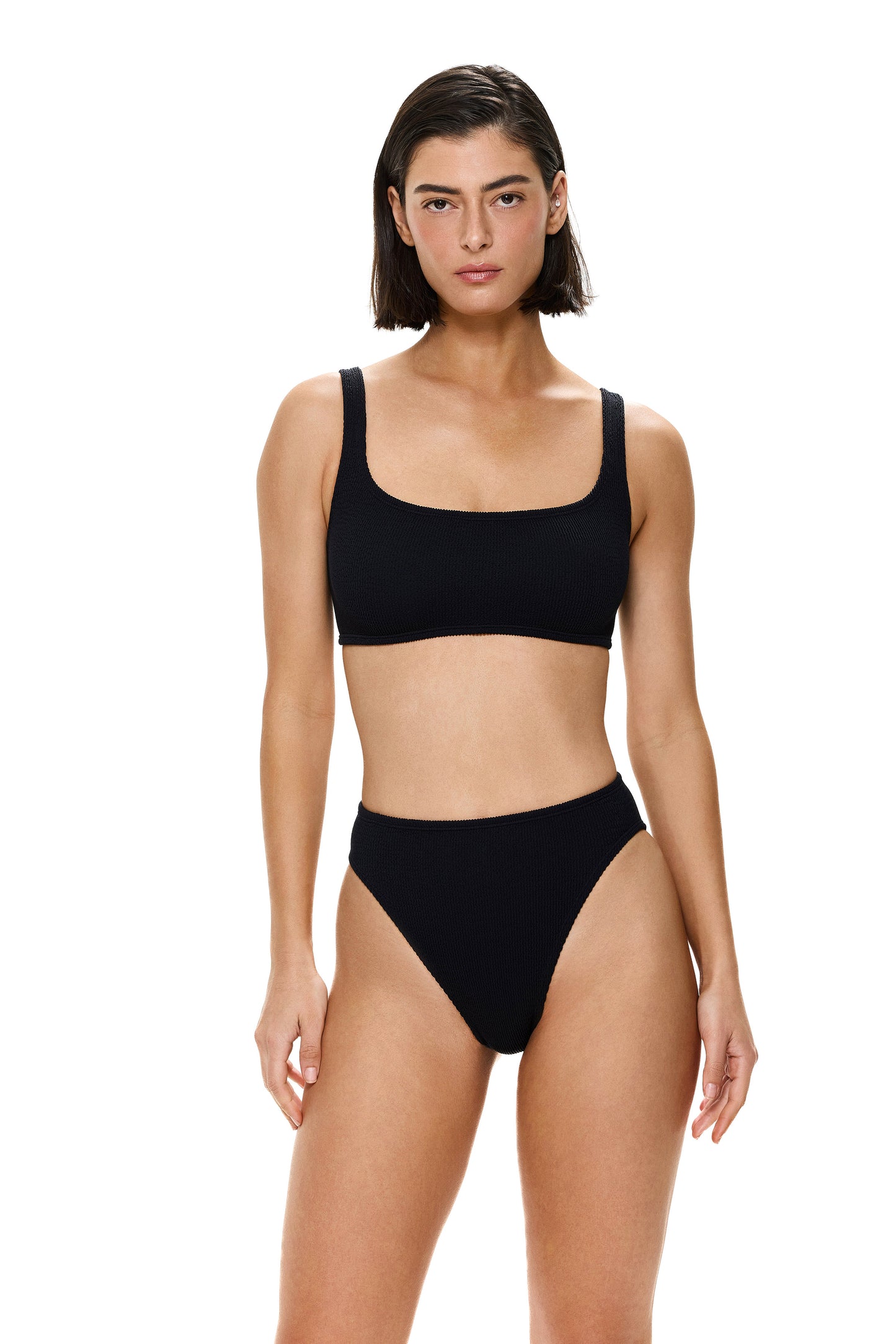 Au Naturel Crop Top - Black