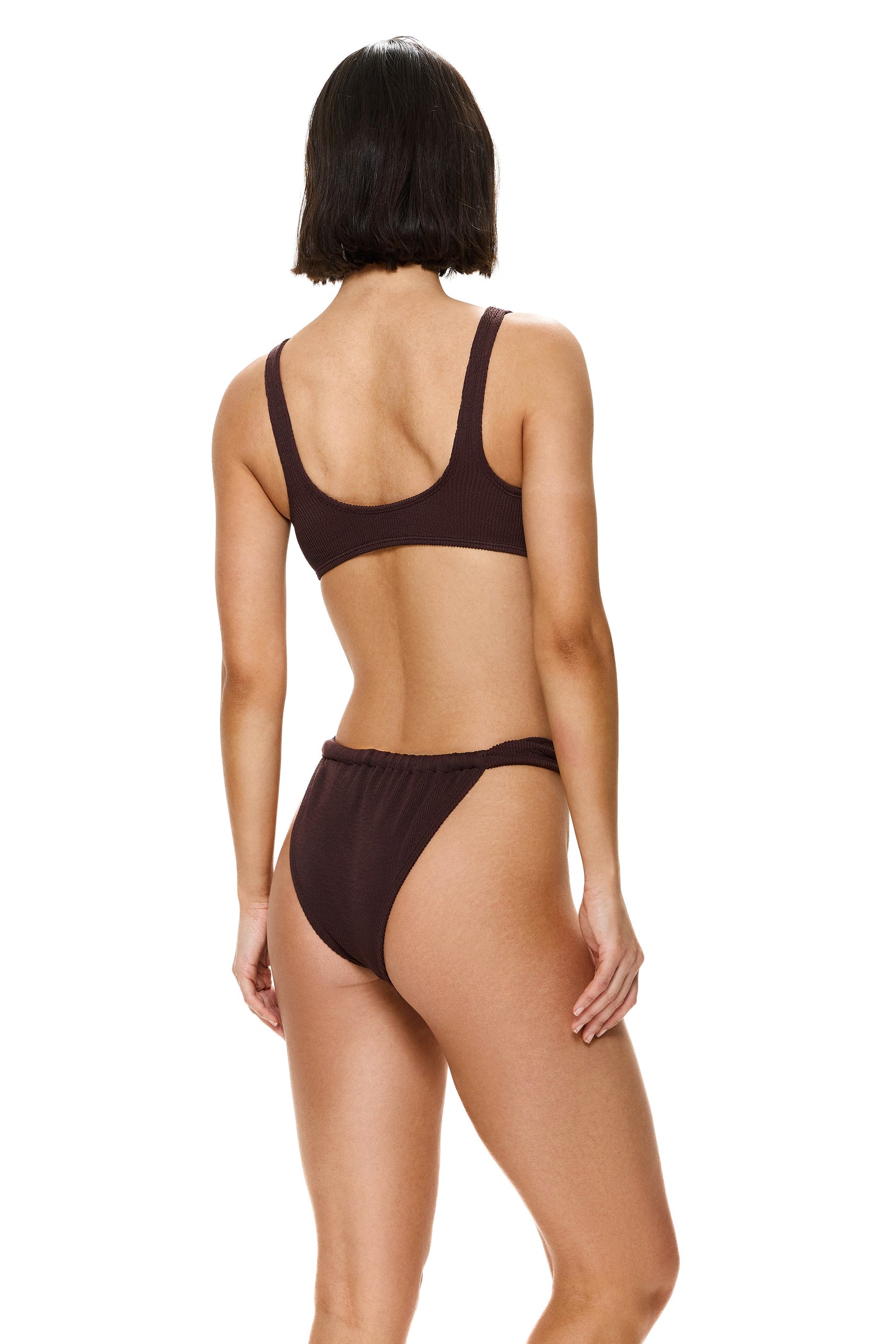 Au Naturel Top with Ring - Brown