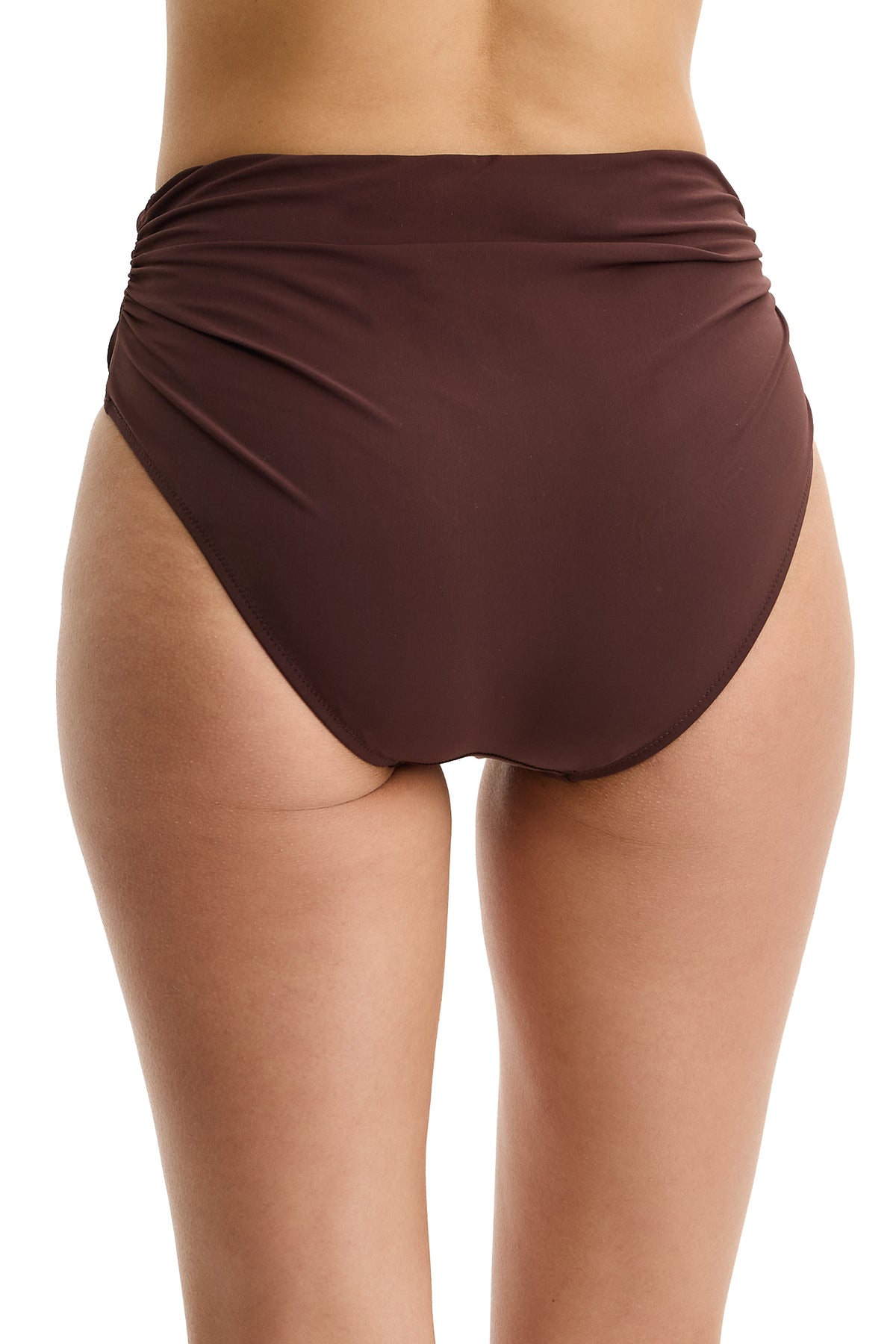 SAFARI CHIC MID-RISE SHIRRED BOTTOM