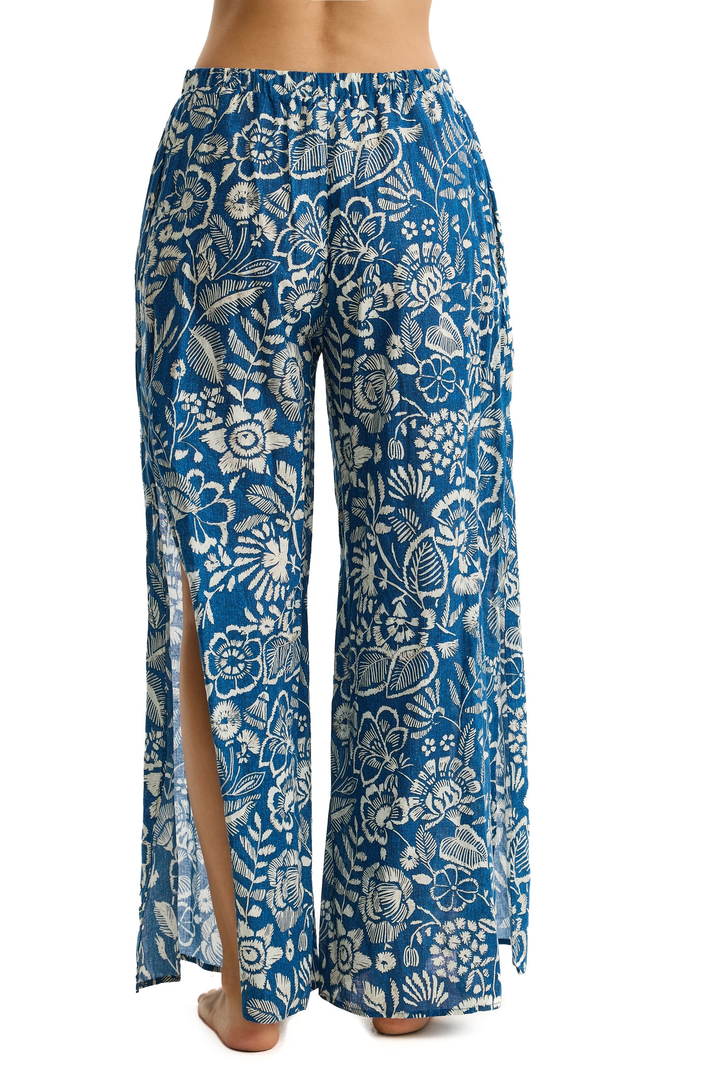 PROFILE by gottex GARDEN MIST Wide Leg Pants - Denim