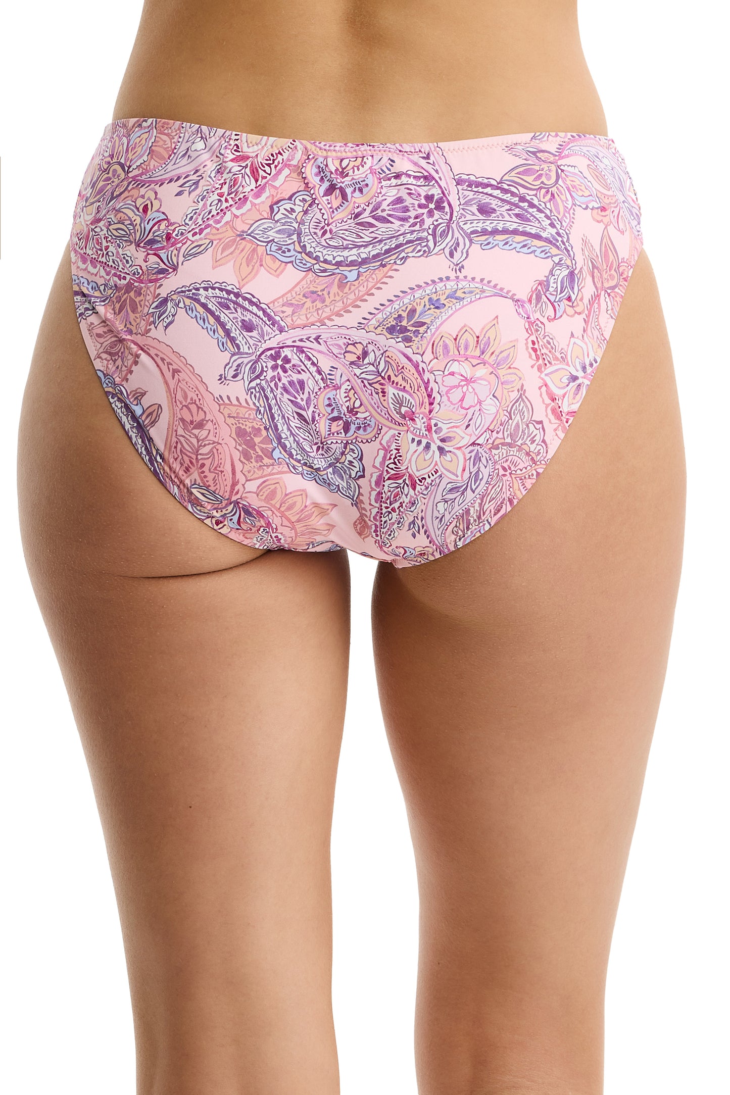 PROFILE by gottex GYPSY BLOOM Bikini Bottom With Side Ruching - Multi Pink