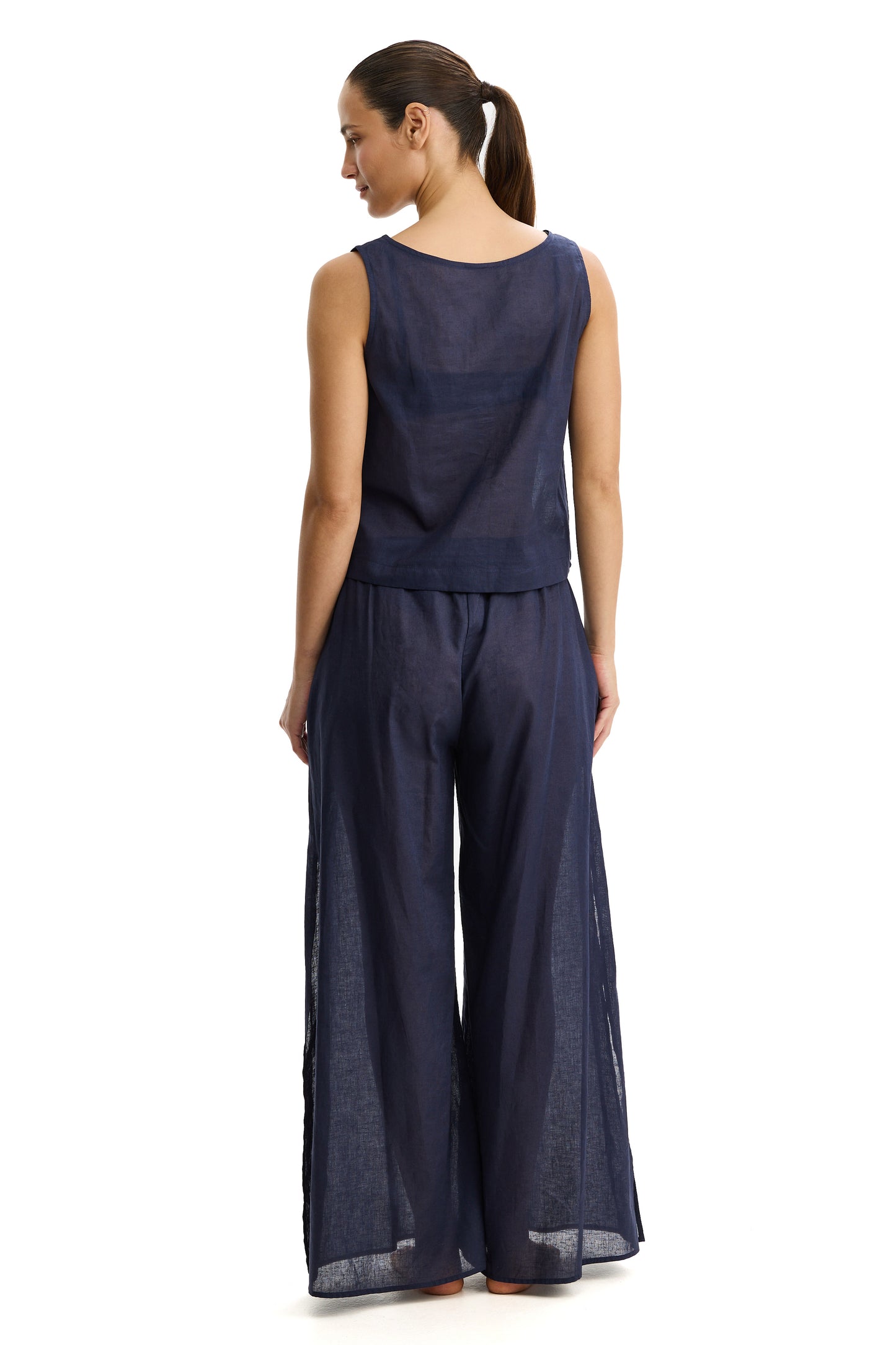 Profile by Gottex TUTTI FRUTTI Sleeveless Top - Navy