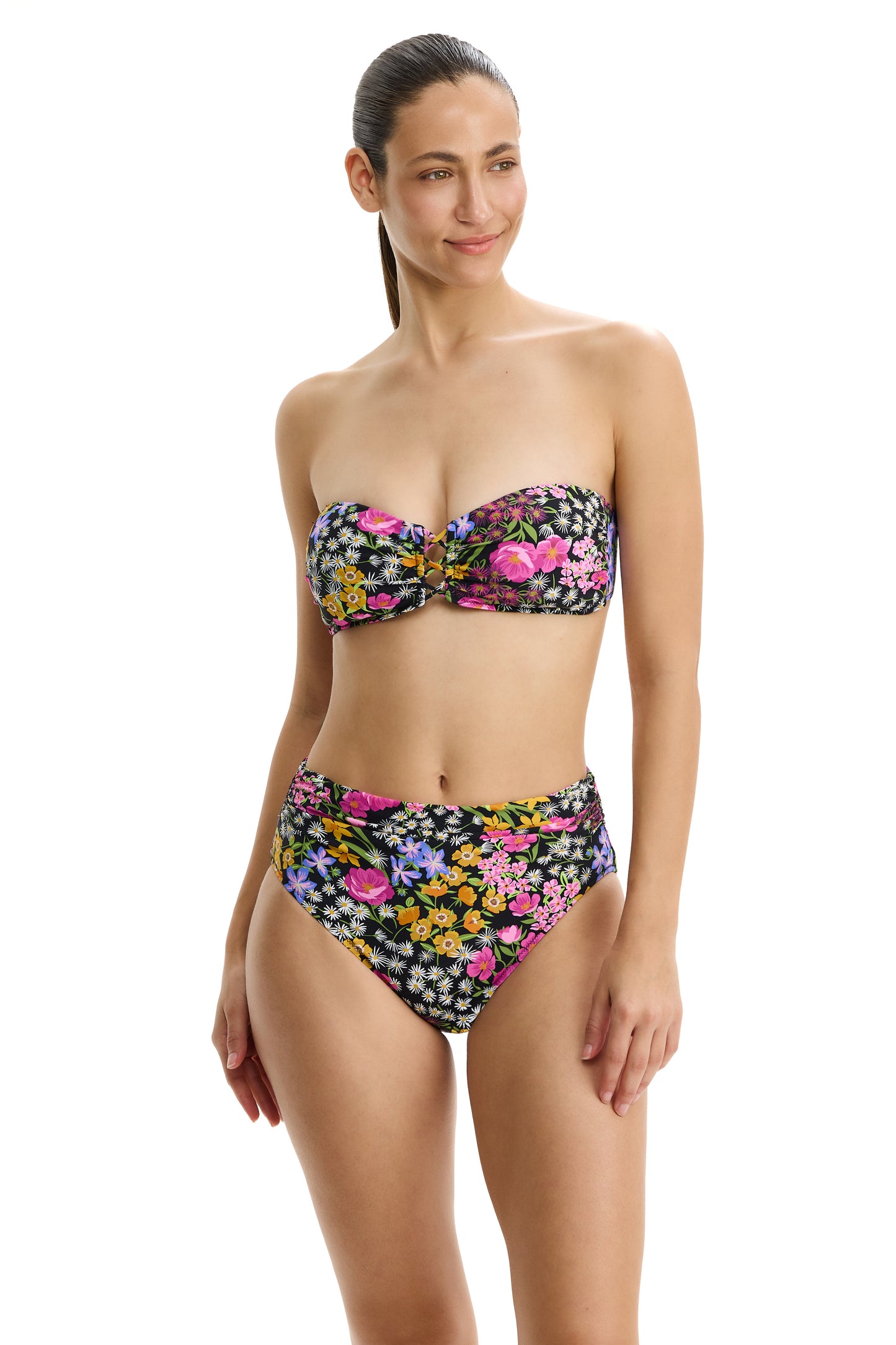 PROFILE by gottex HABANA HEAT Bandeau Bikini Bra - Multi Black