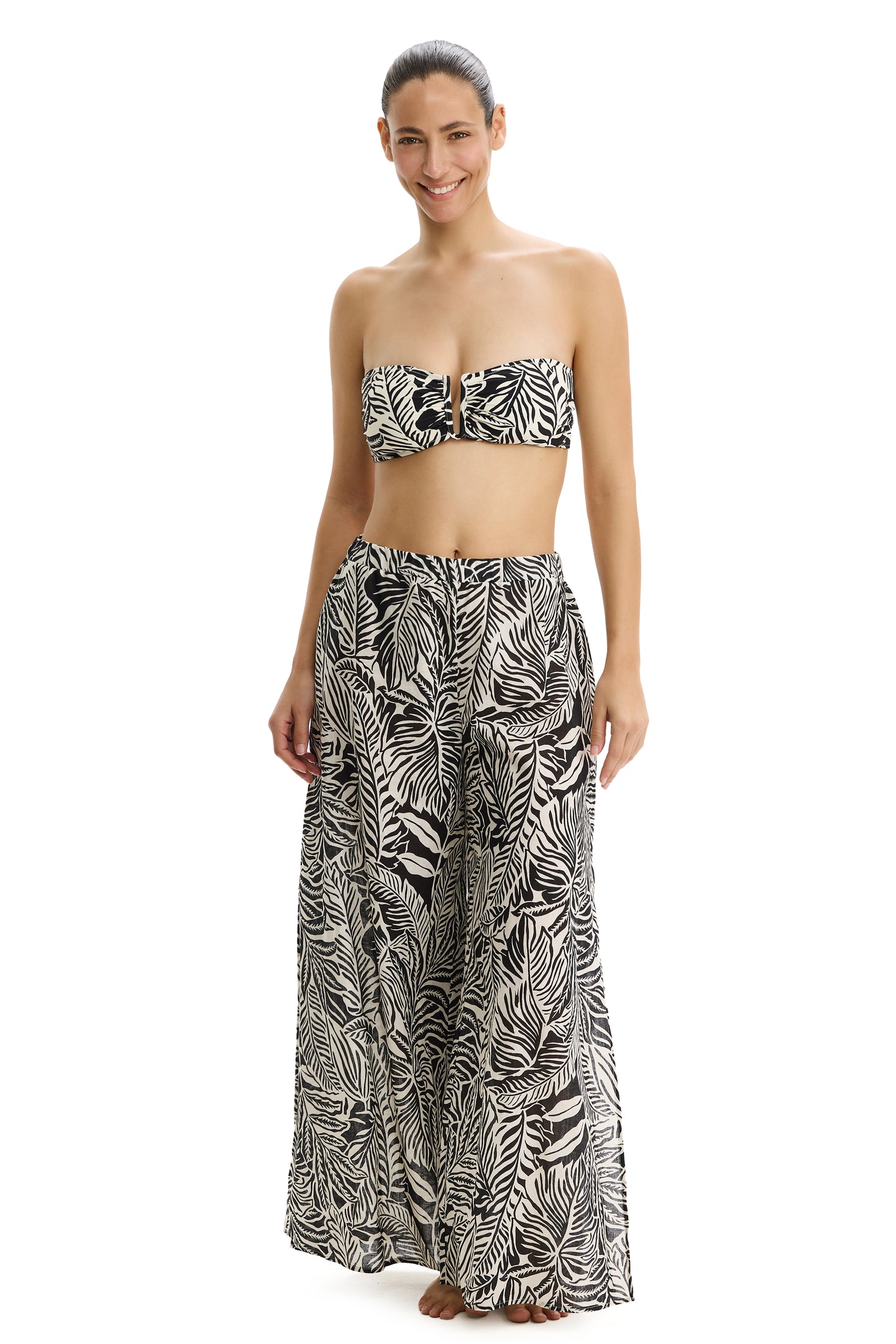PROFILE by gottex COCO LUSH Long Pants - Black/Cream