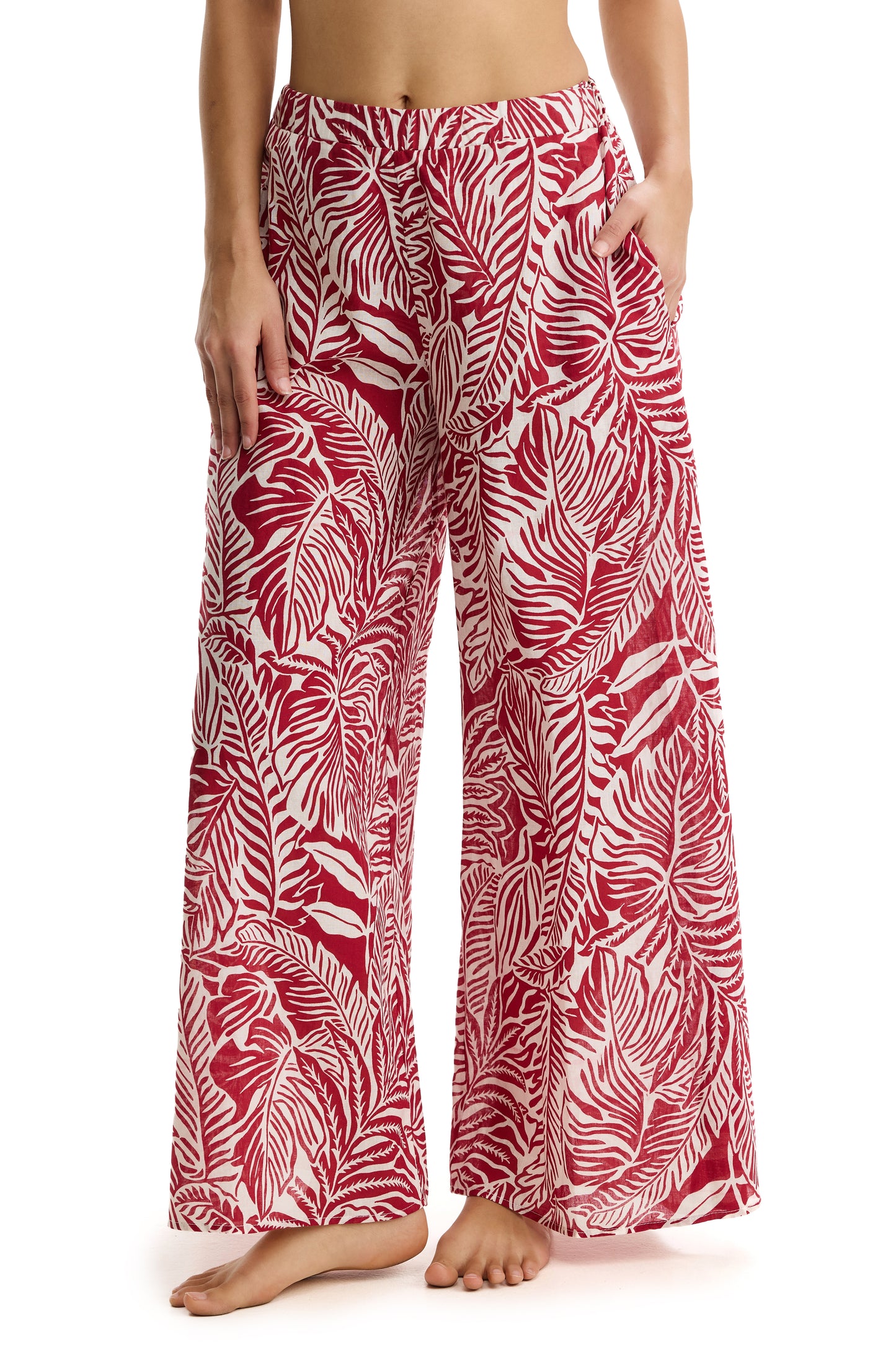 PROFILE by gottex COCO LUSH Long Pants - Red/Cream